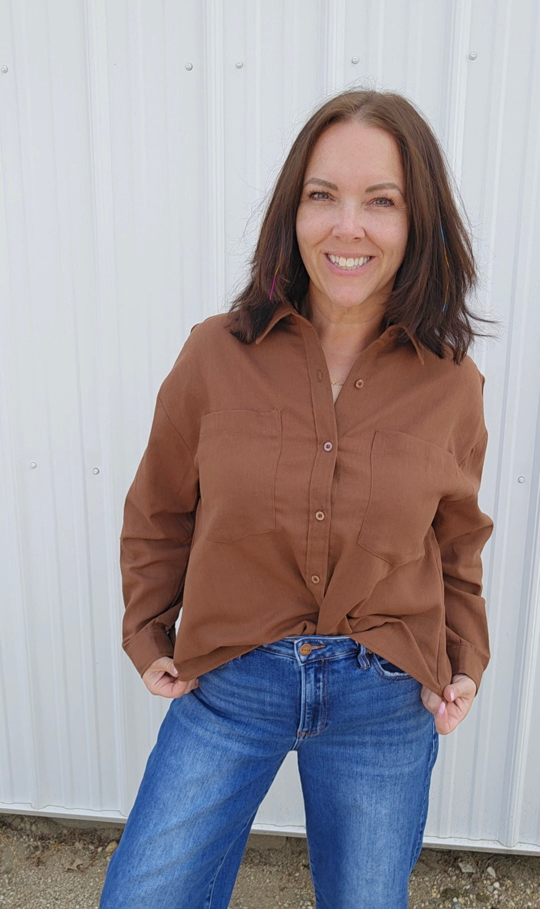 Cadence Chestnut Blouse