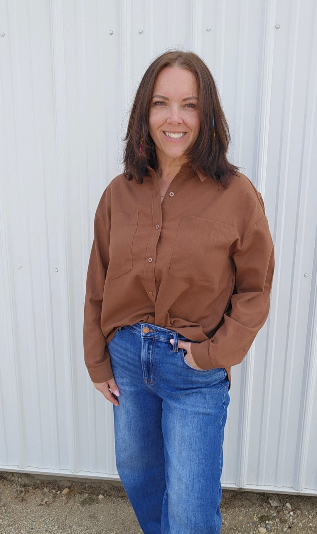 Cadence Chestnut Blouse