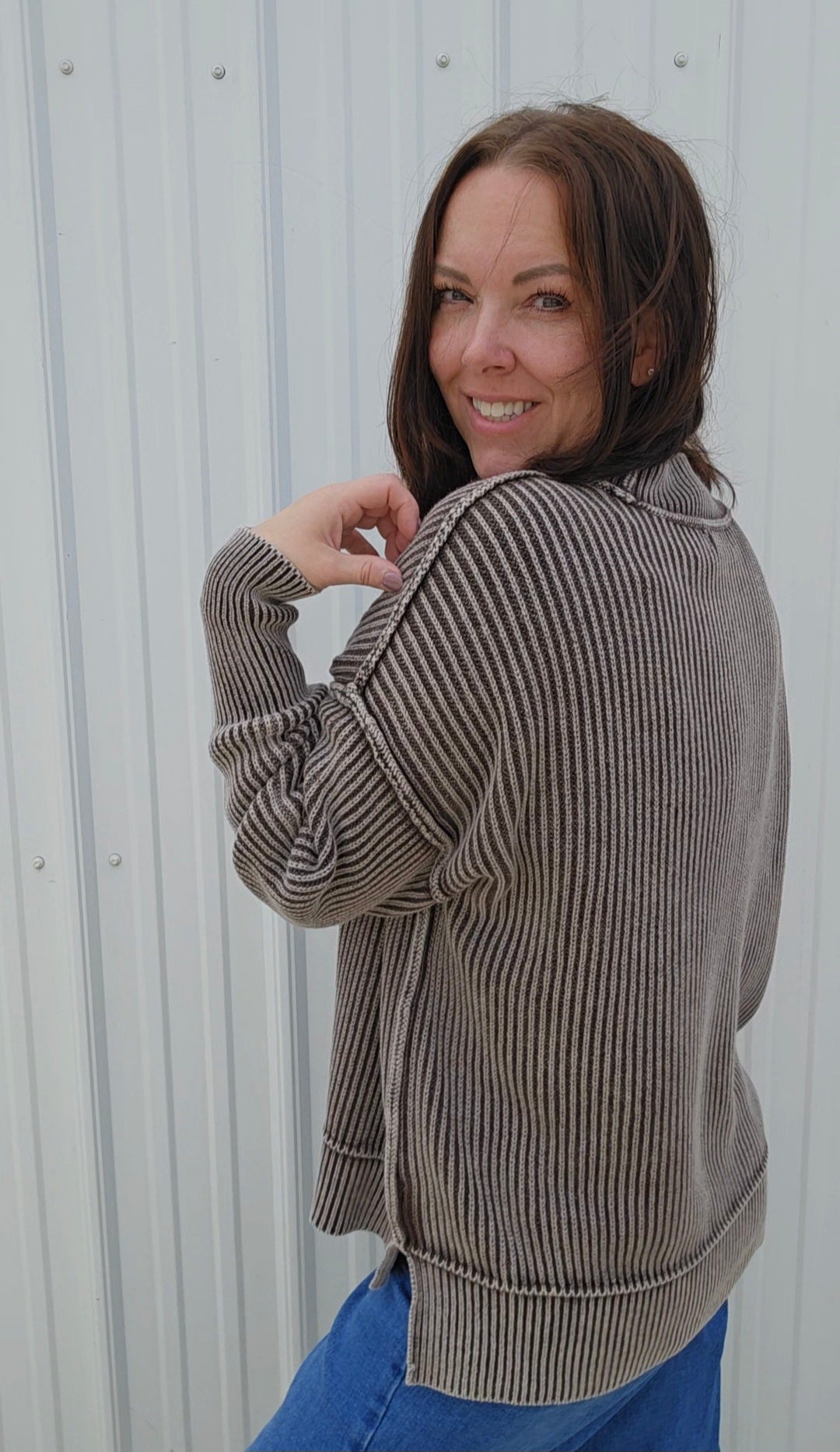 Sissy Side Slit Sweater