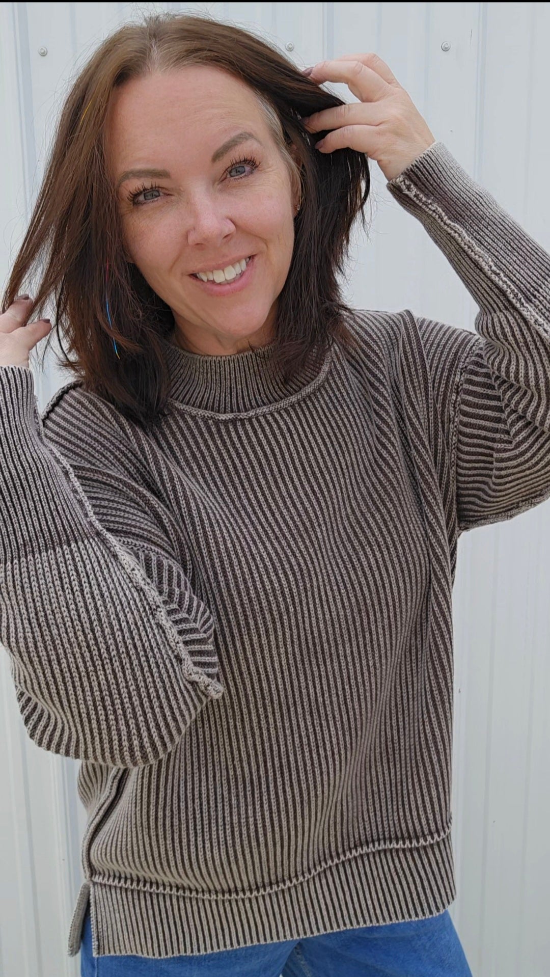 Sissy Side Slit Sweater