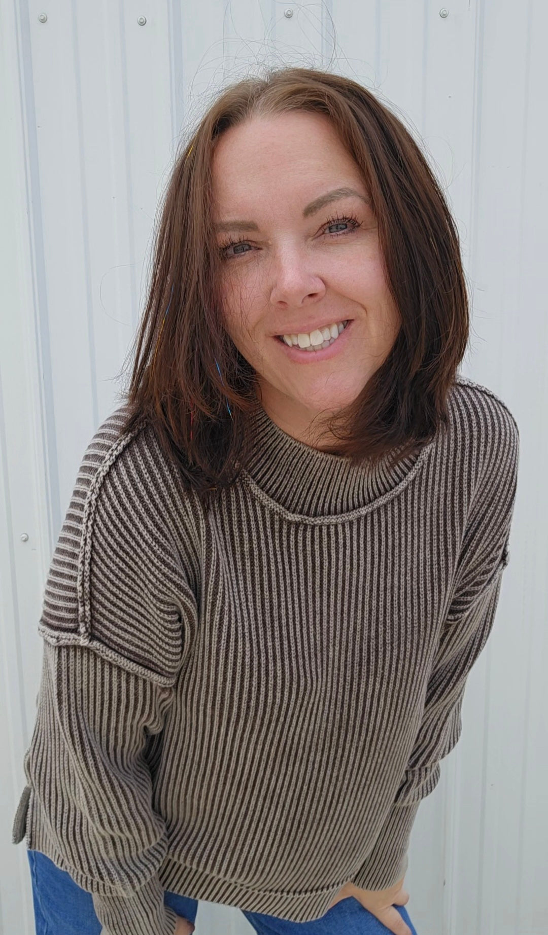Sissy Side Slit Sweater