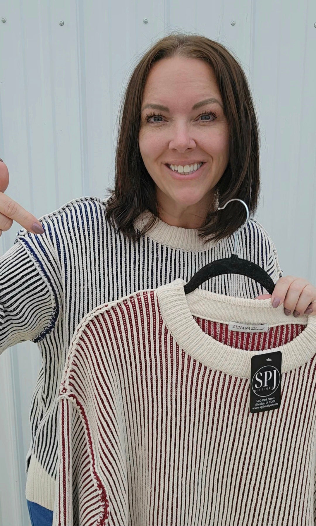 Tina Two Tone Sweater