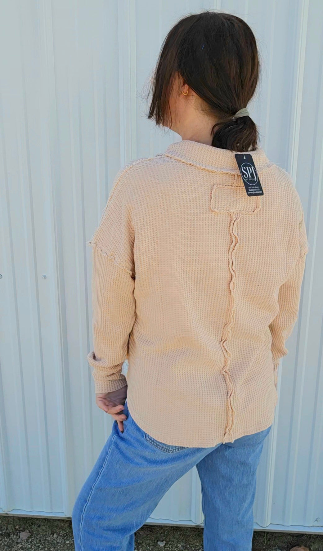Winry Mineral Collared Top