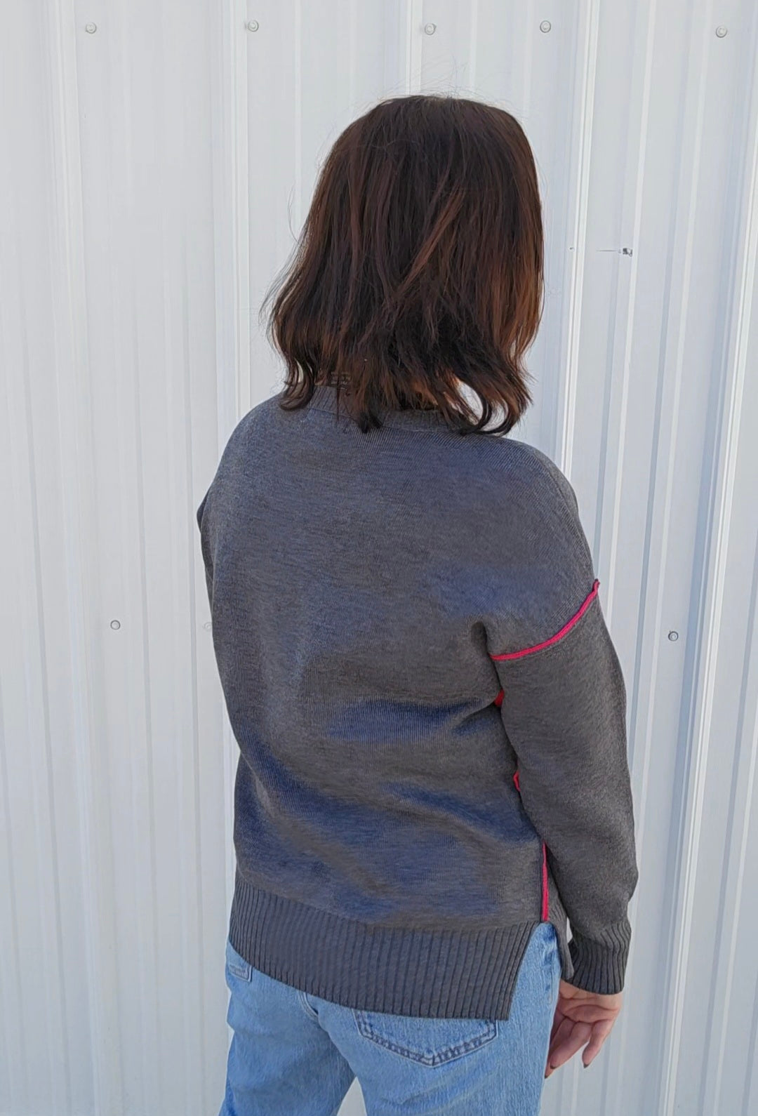Saylor Charcoal Sweater