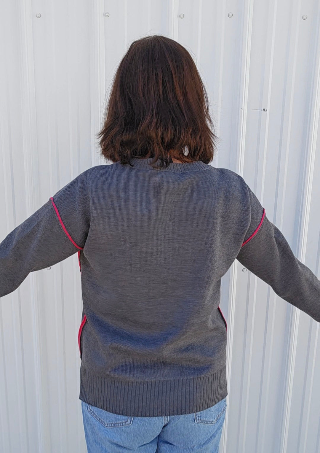 Saylor Charcoal Sweater