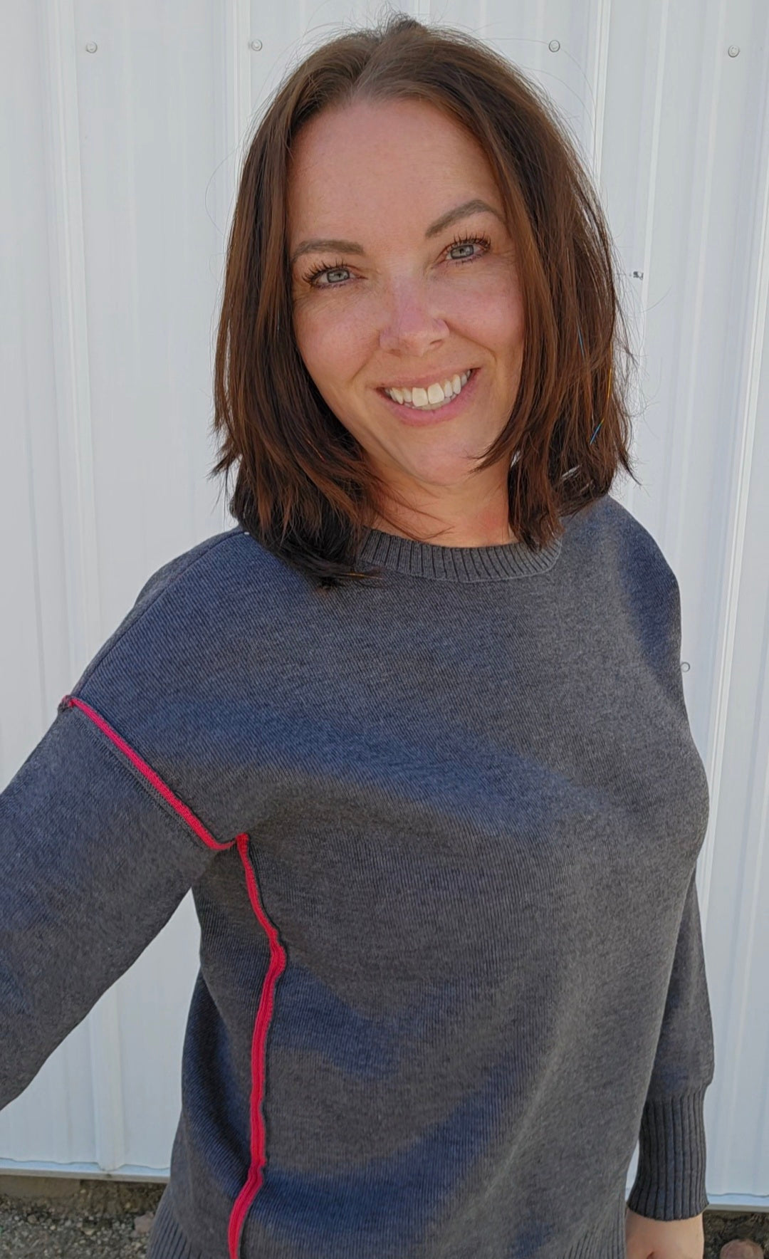 Saylor Charcoal Sweater