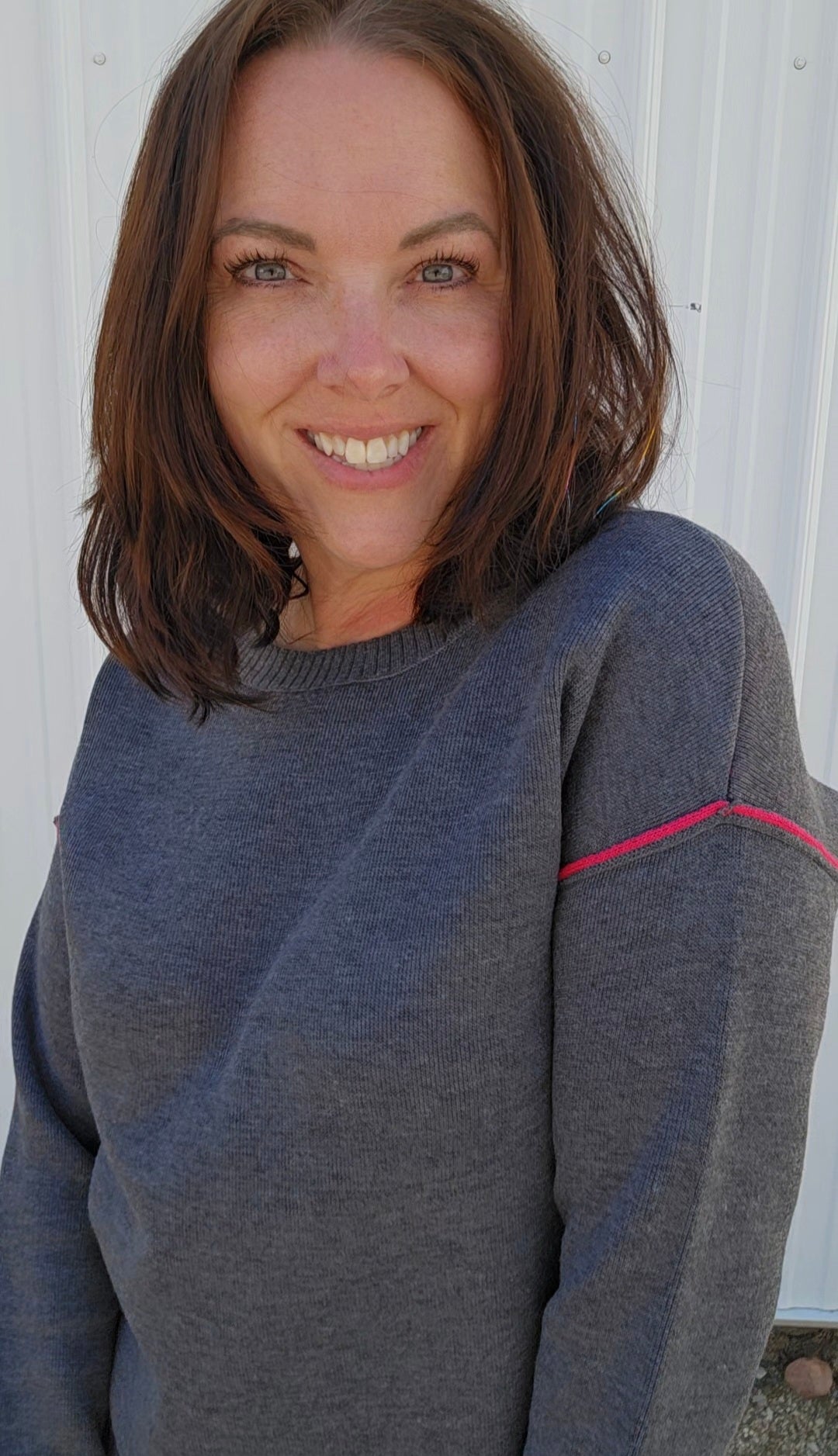 Saylor Charcoal Sweater
