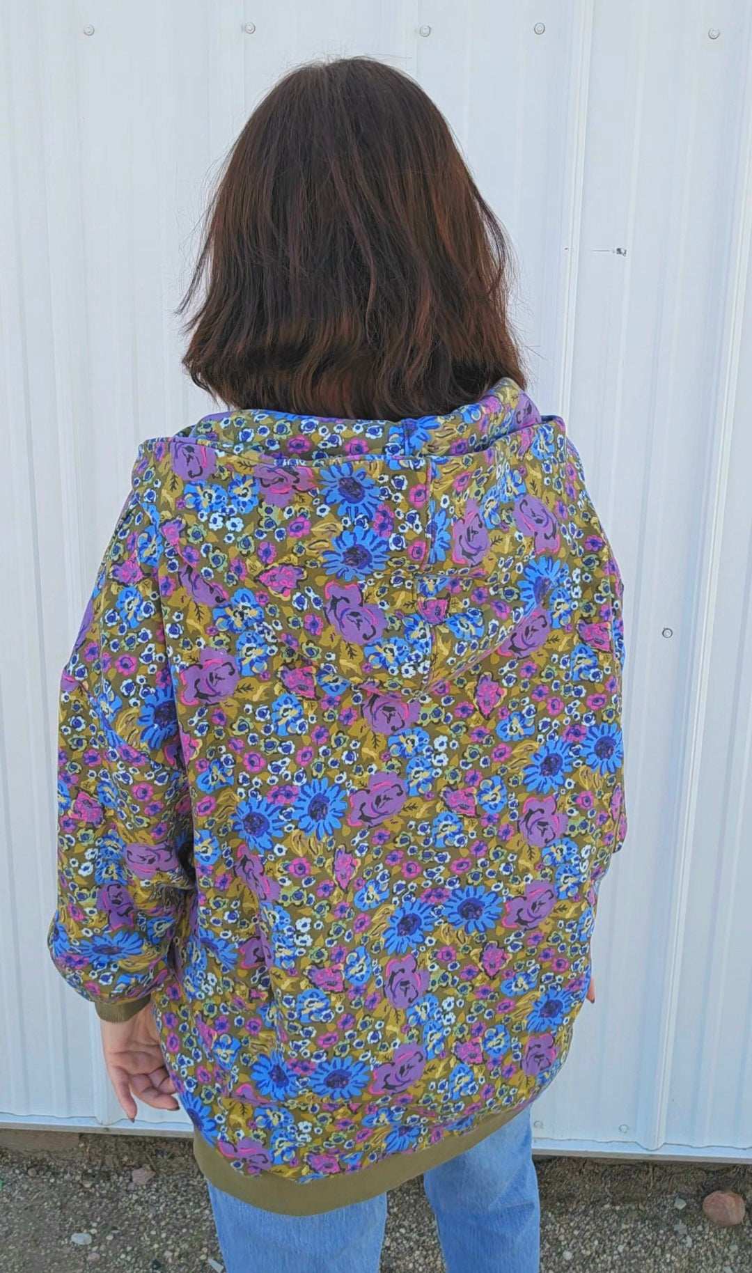 Floral Oversized Hoodie