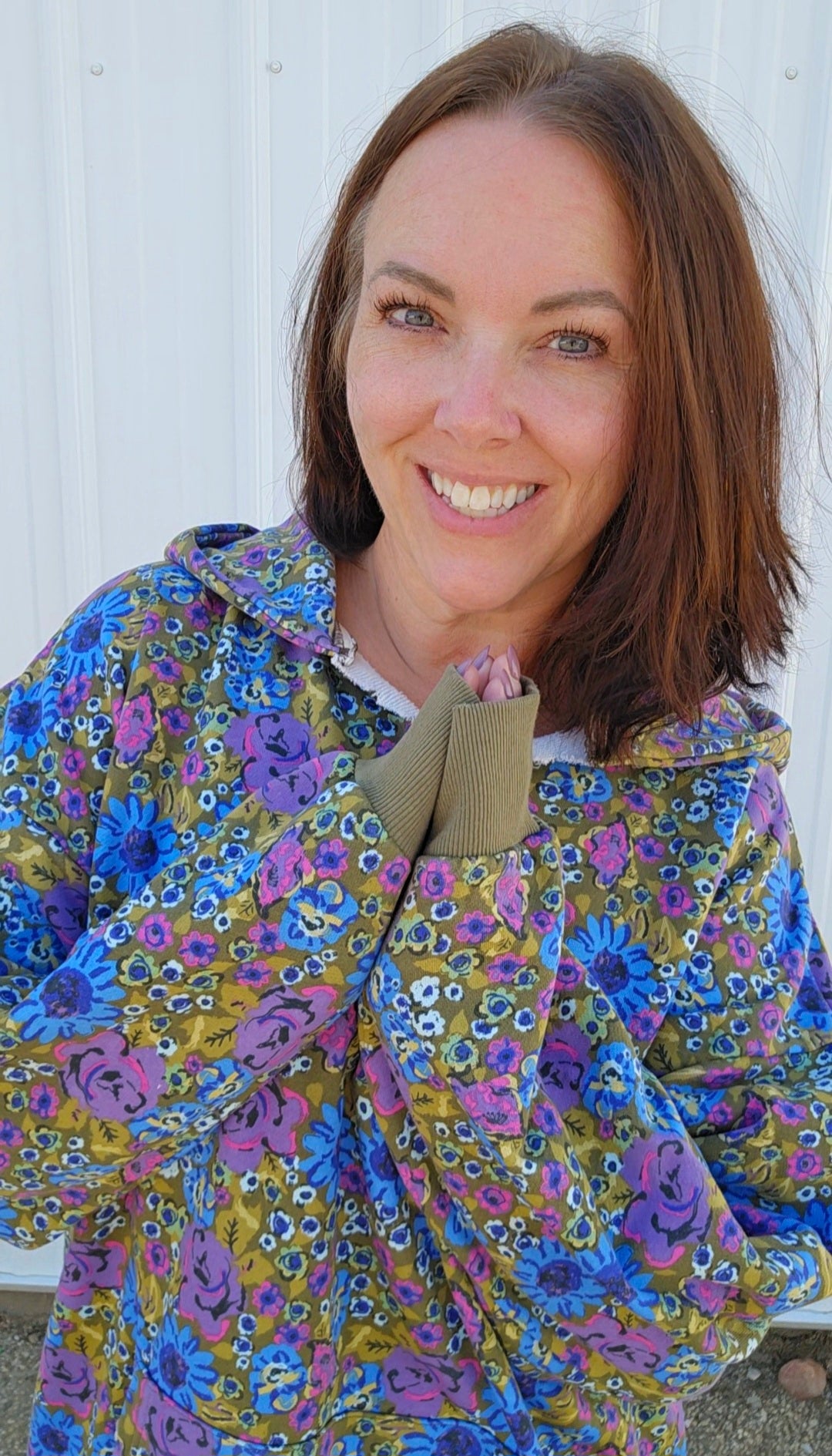 Floral Oversized Hoodie