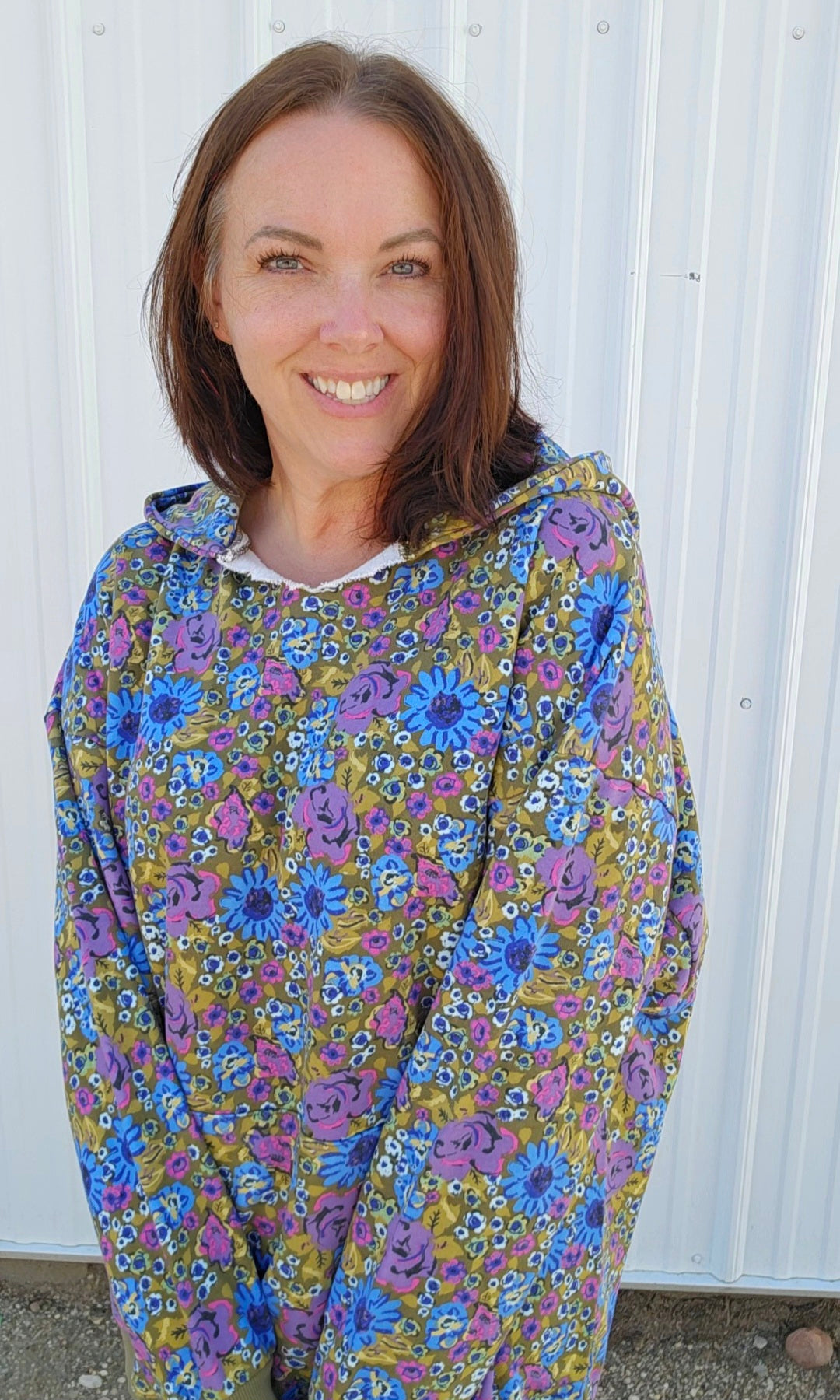 Floral Oversized Hoodie
