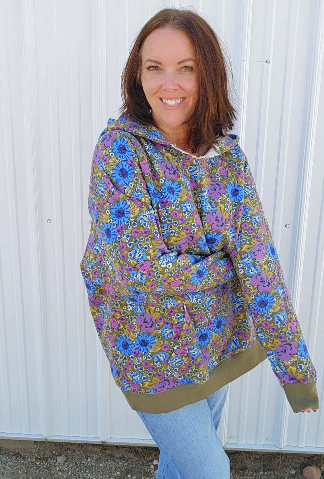 Floral Oversized Hoodie