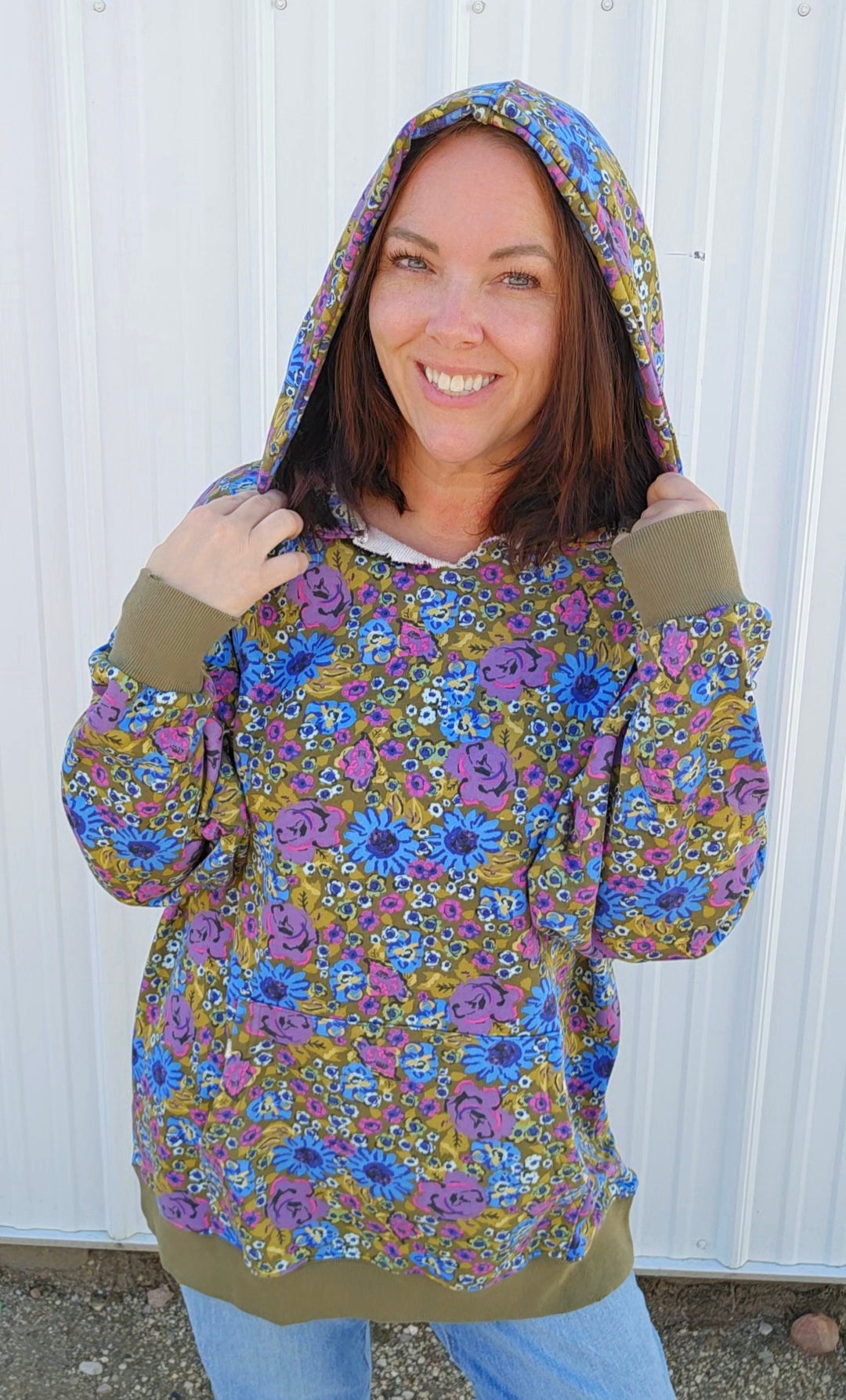 Floral Oversized Hoodie