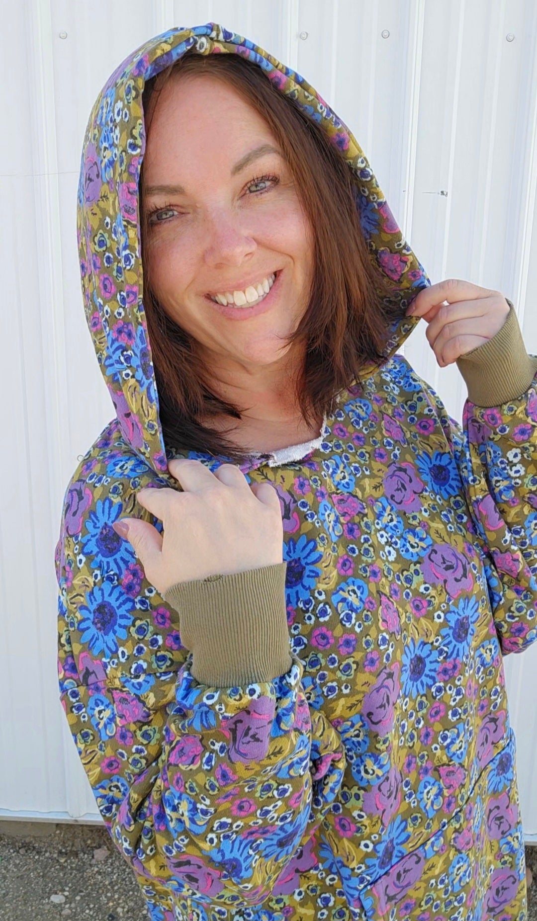 Floral Oversized Hoodie