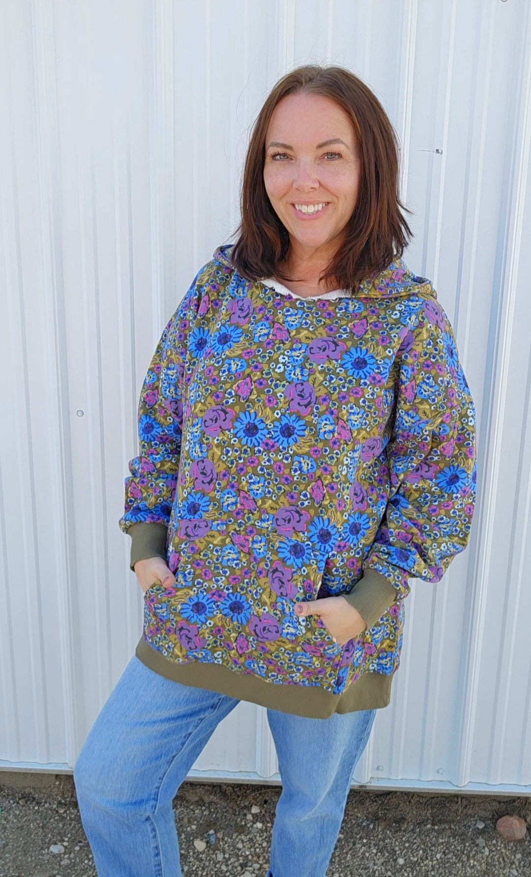 Floral Oversized Hoodie