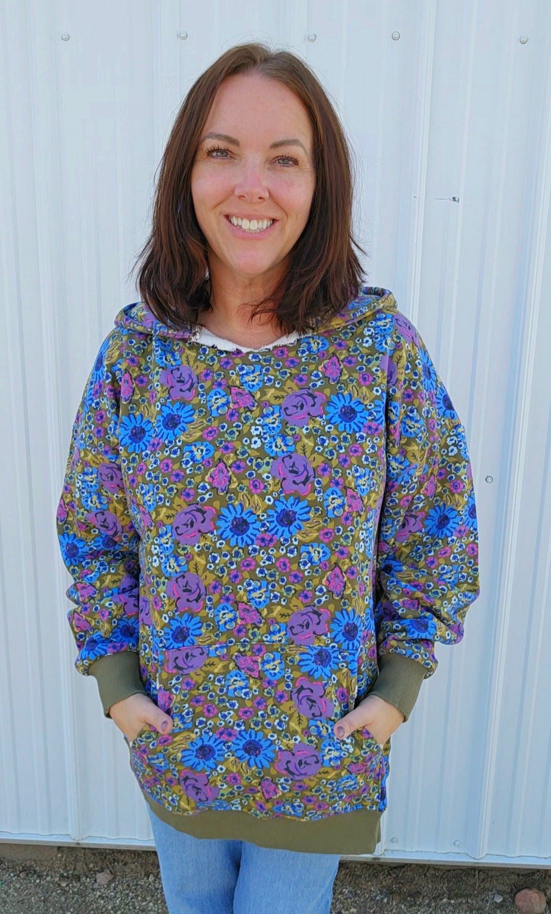 Floral Oversized Hoodie