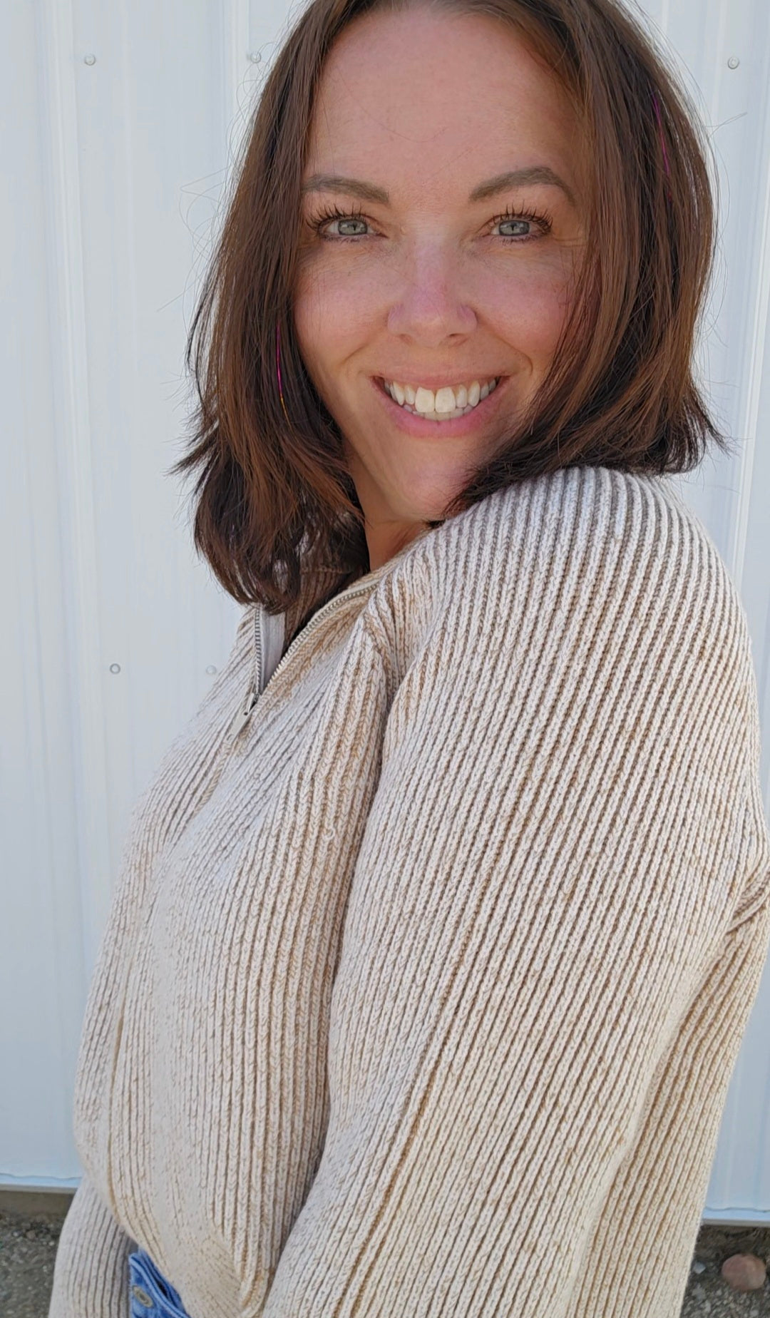 Zella Zipper Cardigan