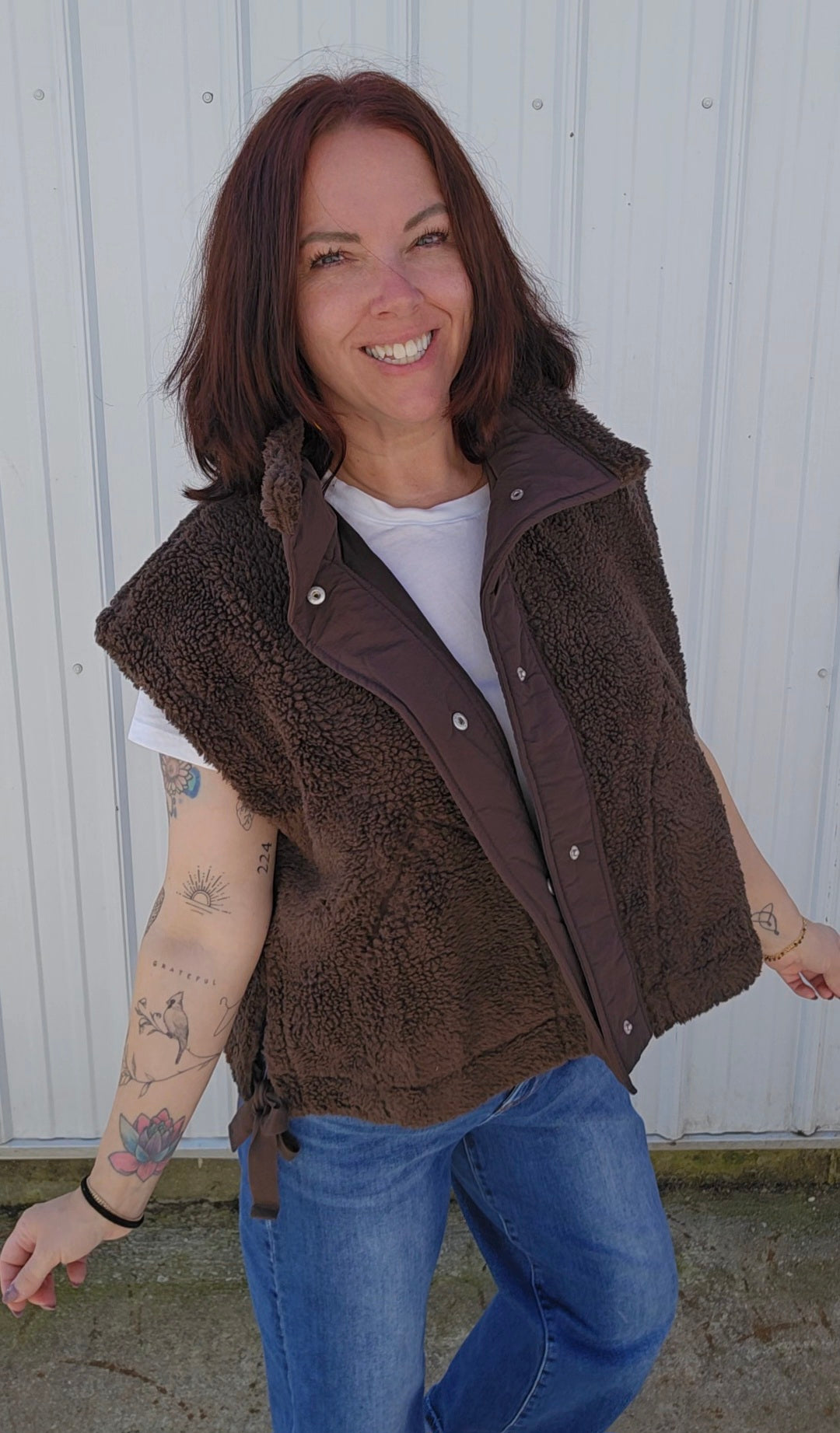Lydia Sherpa Vest