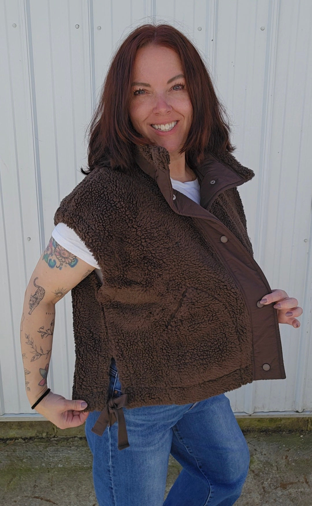 Lydia Sherpa Vest