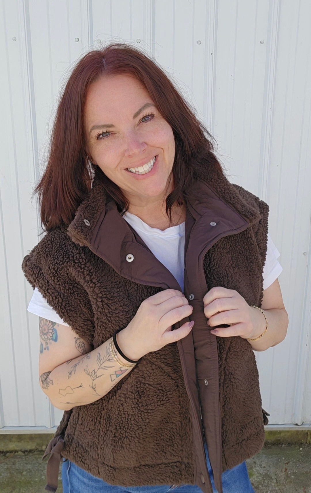 Lydia Sherpa Vest