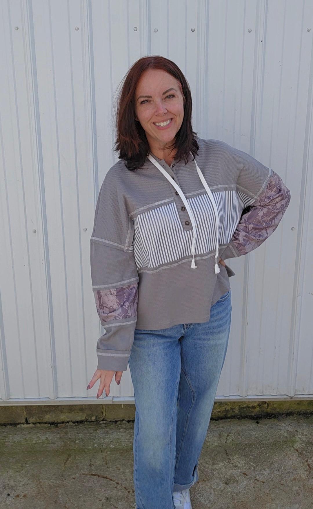 Gail Hooded Top