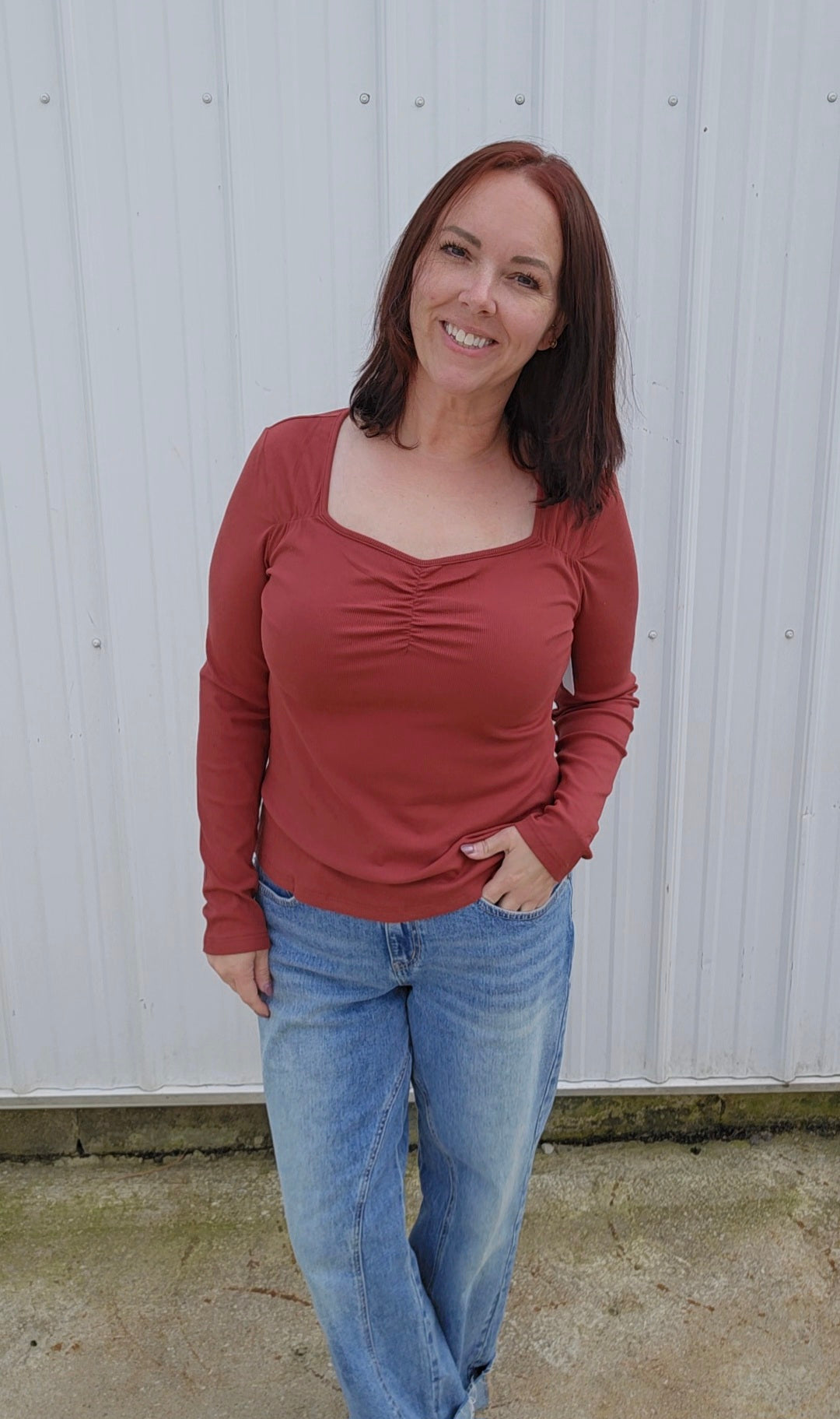 Gianna Gathered Top