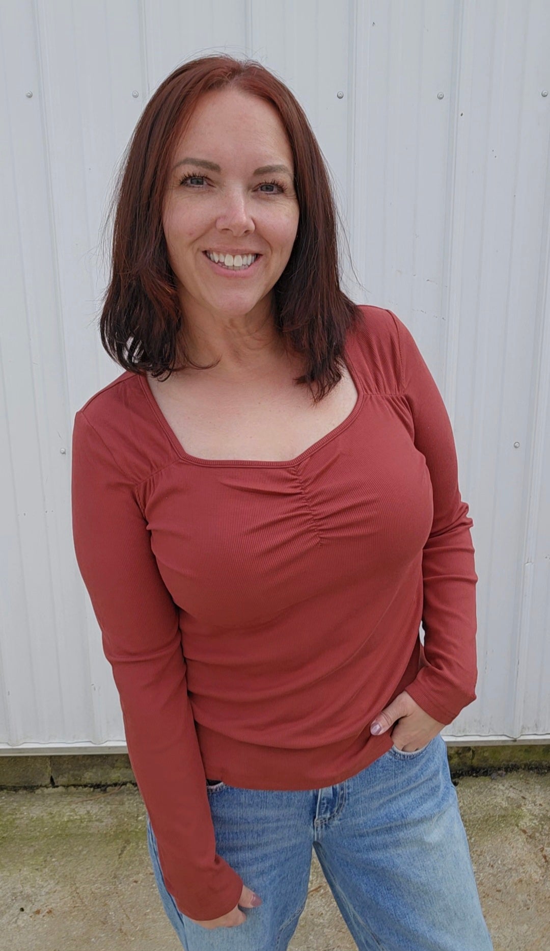 Gianna Gathered Top