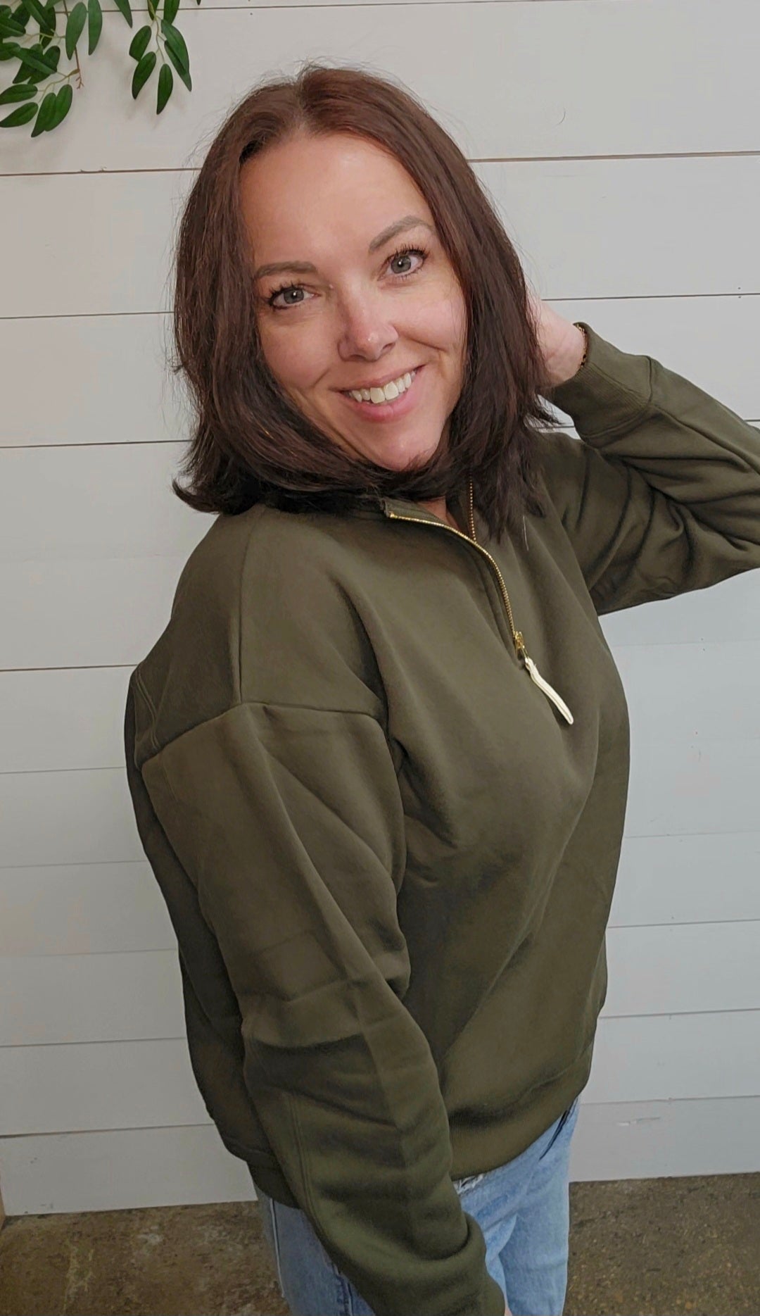 Oriana Half Zip Sweatshirt