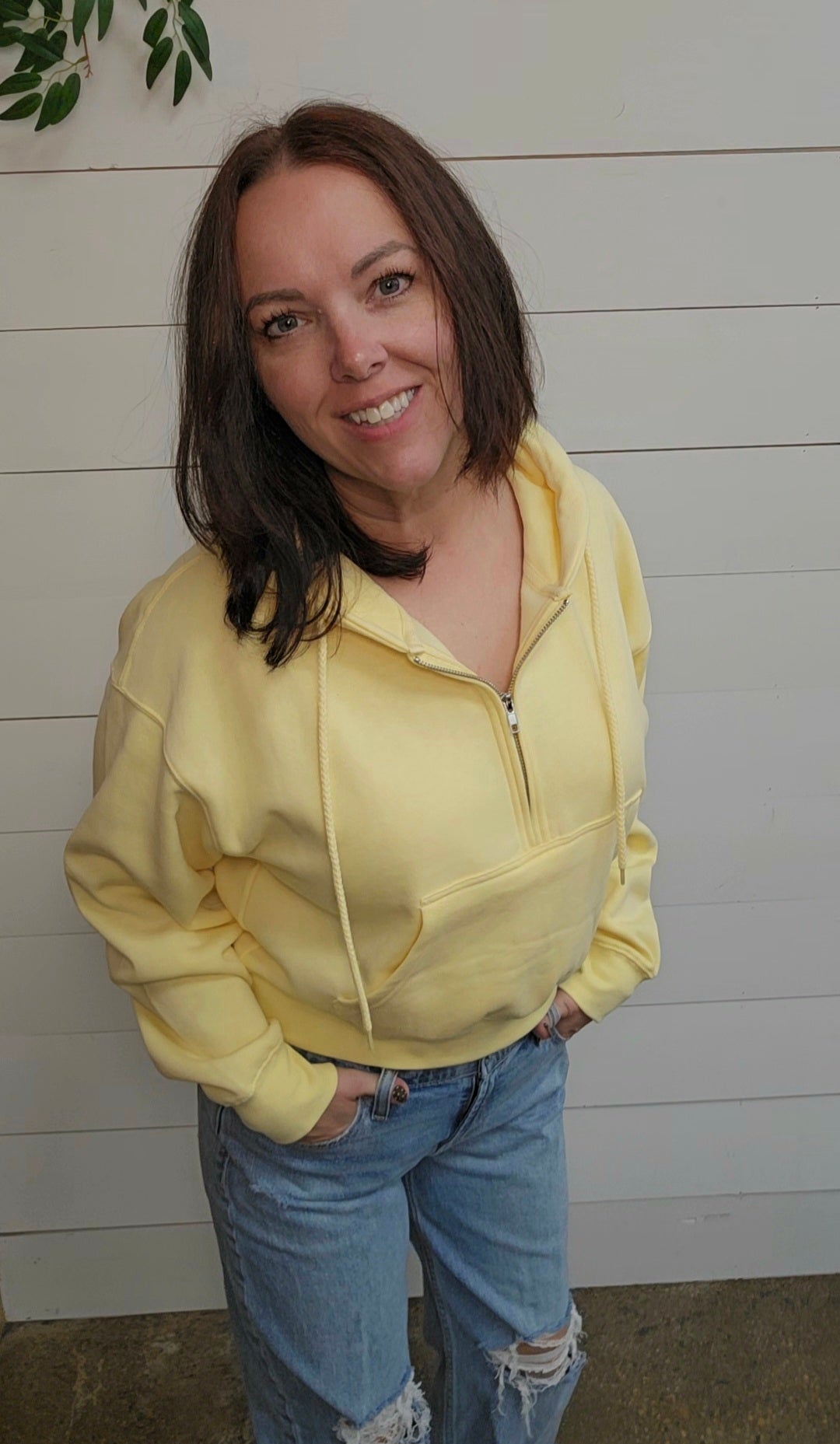 Half Zip Hoodie