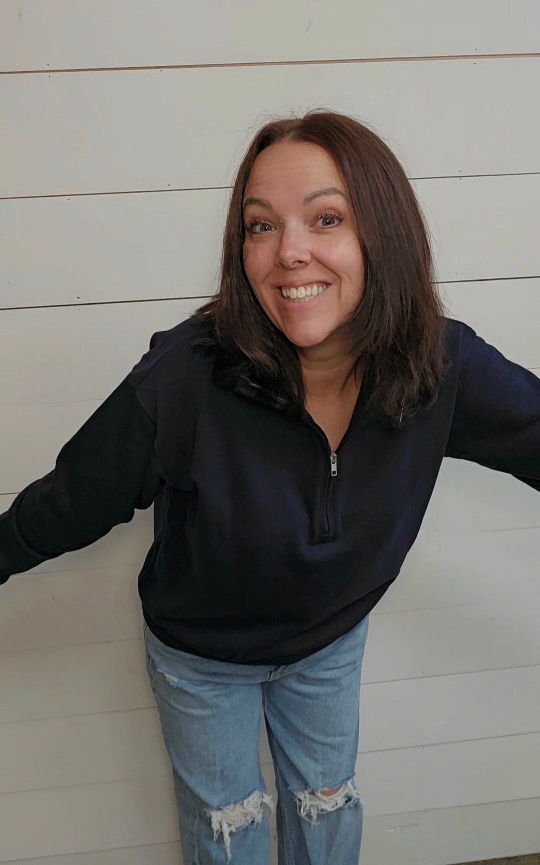 Half Zip Sweatshirt