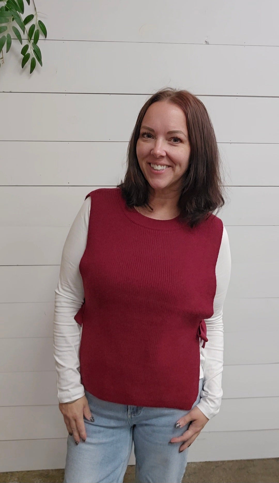 Sara Side Tie Vest