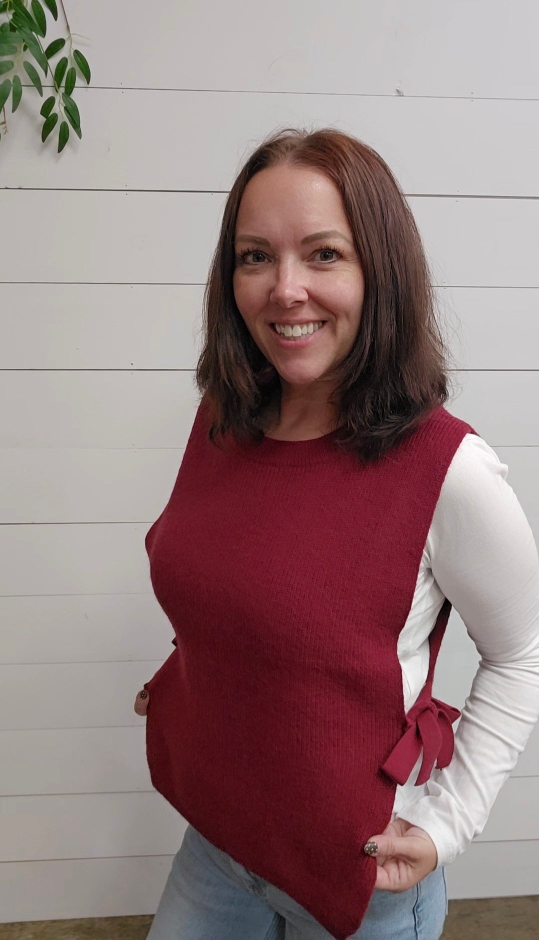 Sara Side Tie Vest