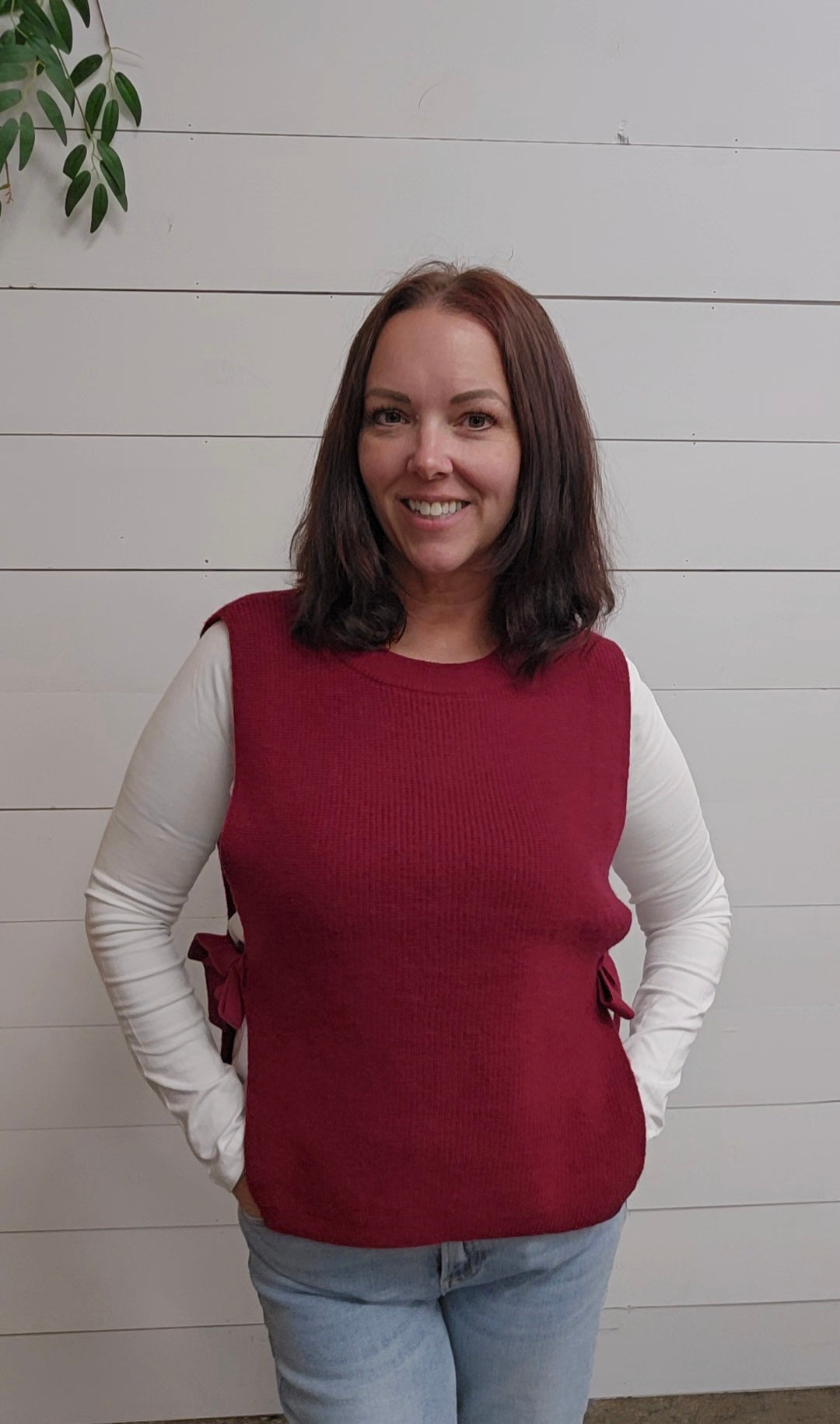Sara Side Tie Vest