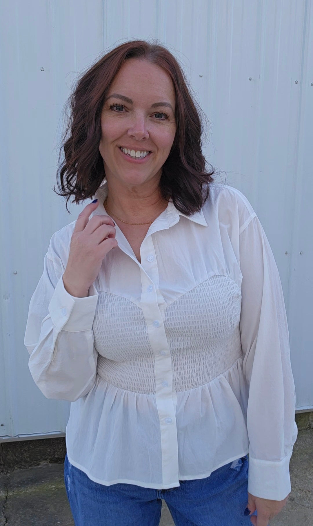 Phoenix Peplum Top