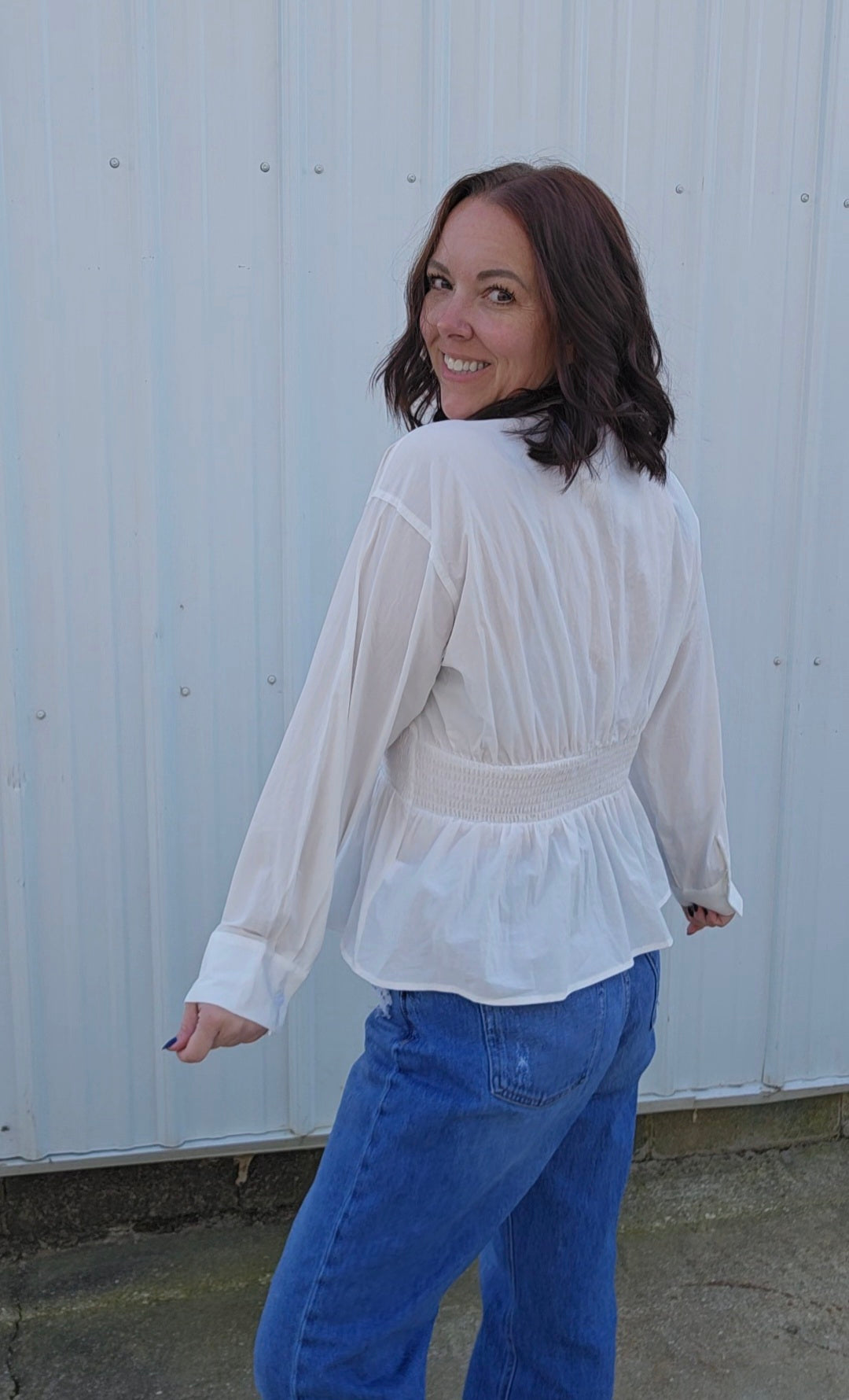 Phoenix Peplum Top