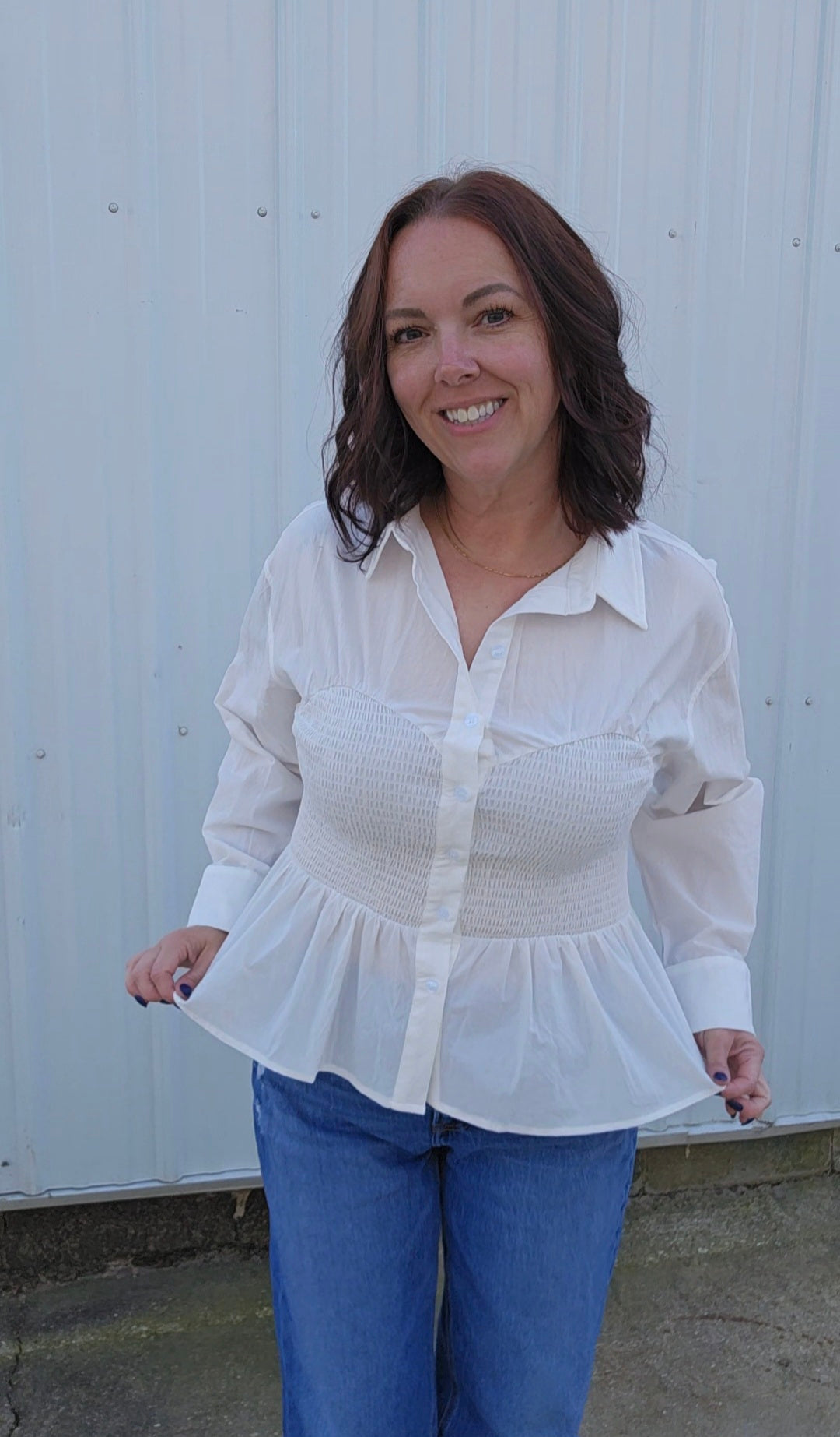 Phoenix Peplum Top