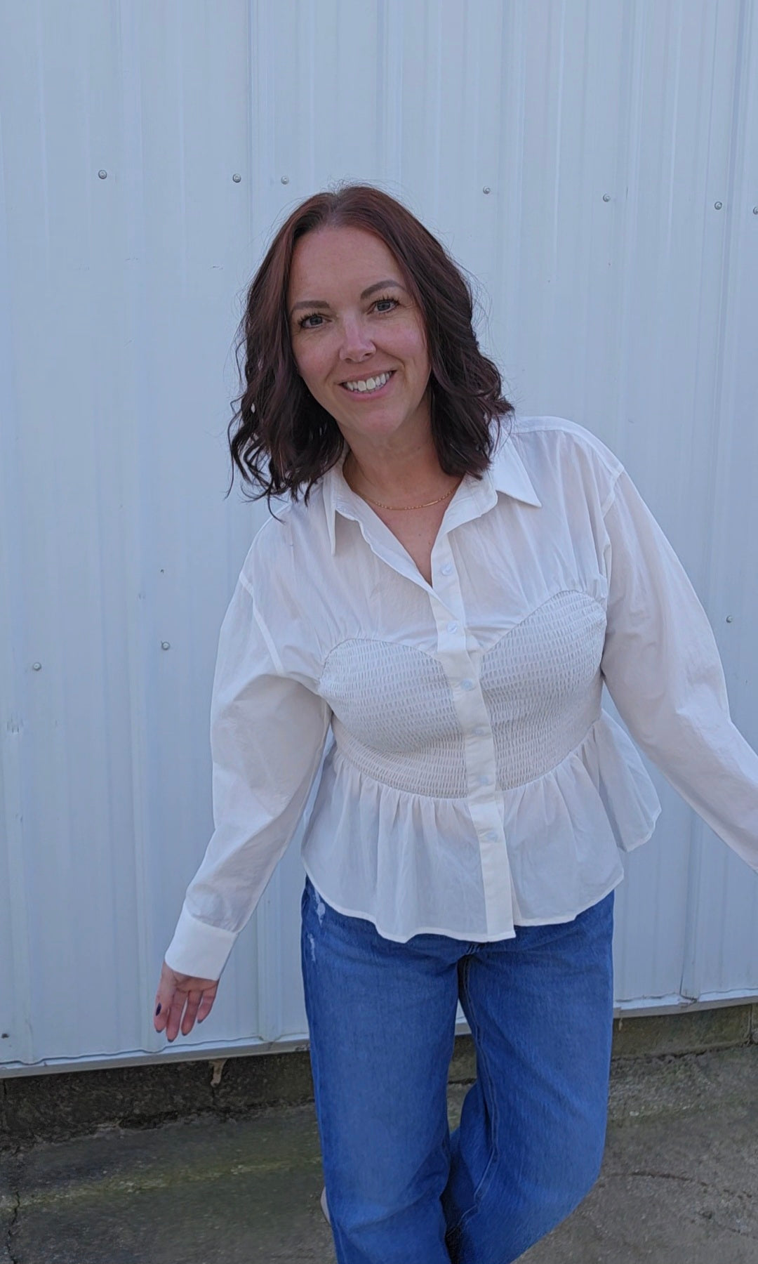 Phoenix Peplum Top