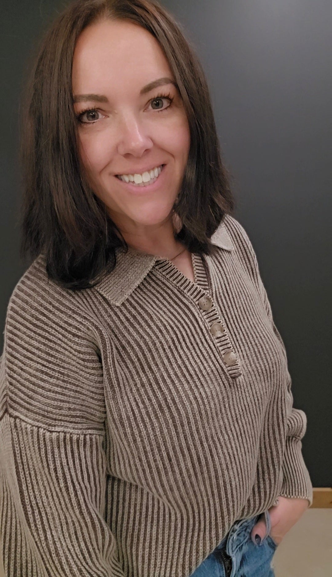 Emma Collared Sweater