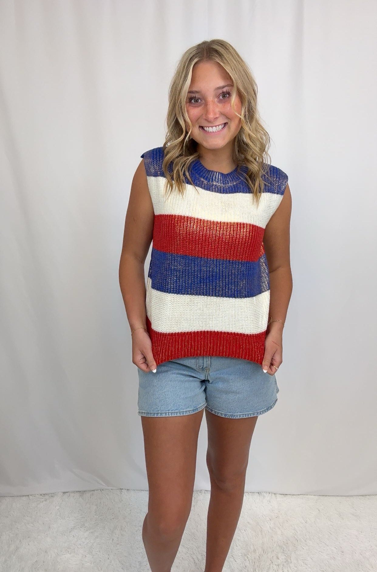 4th Striped Vest Top
