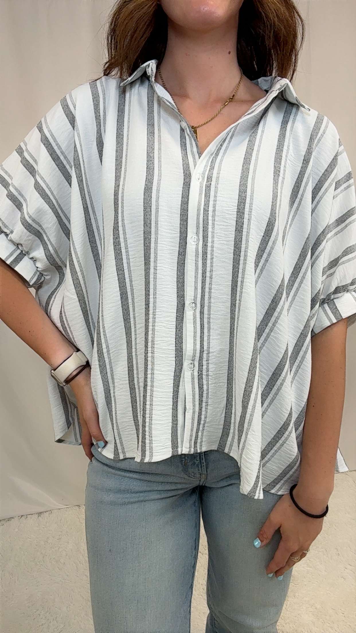 Shirley Stripe Blouse - SALE