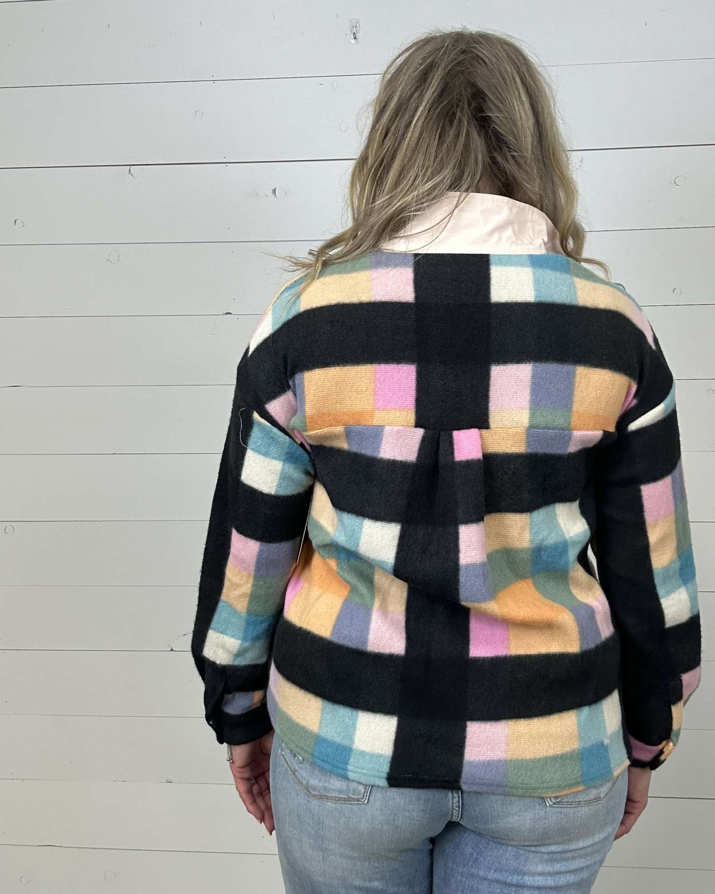 Colorful Plaid Pullover