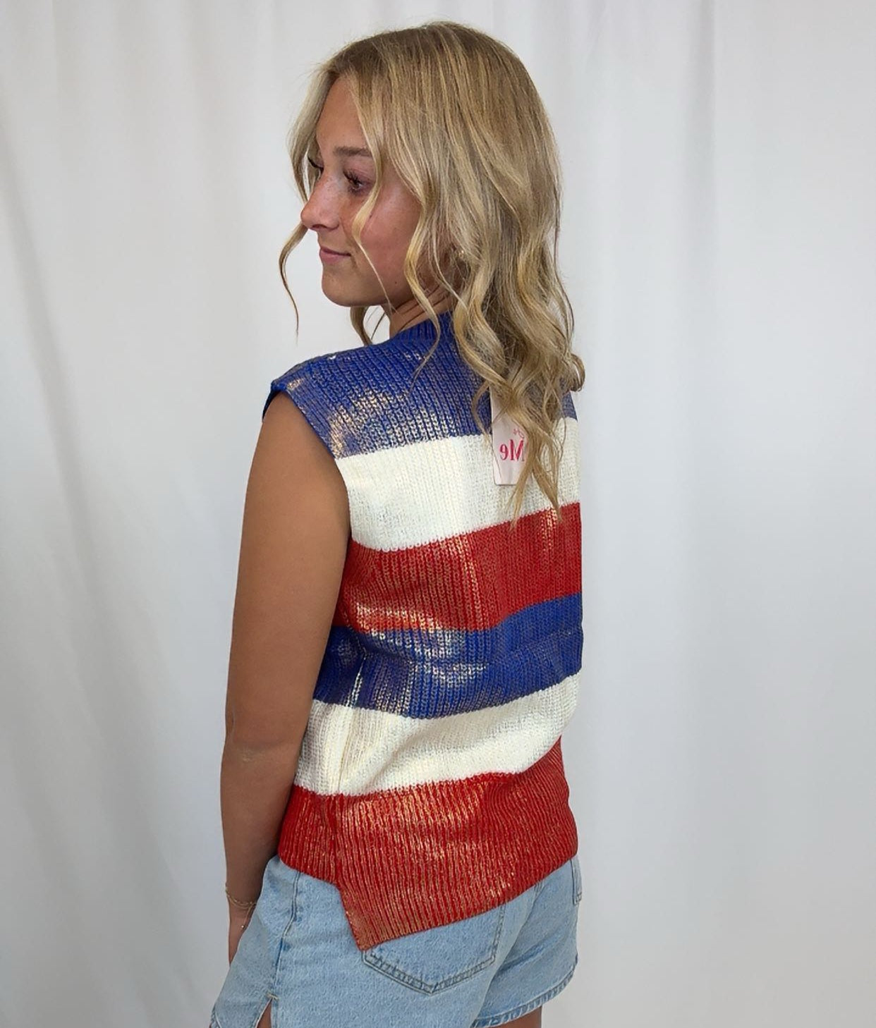 4th Striped Vest Top
