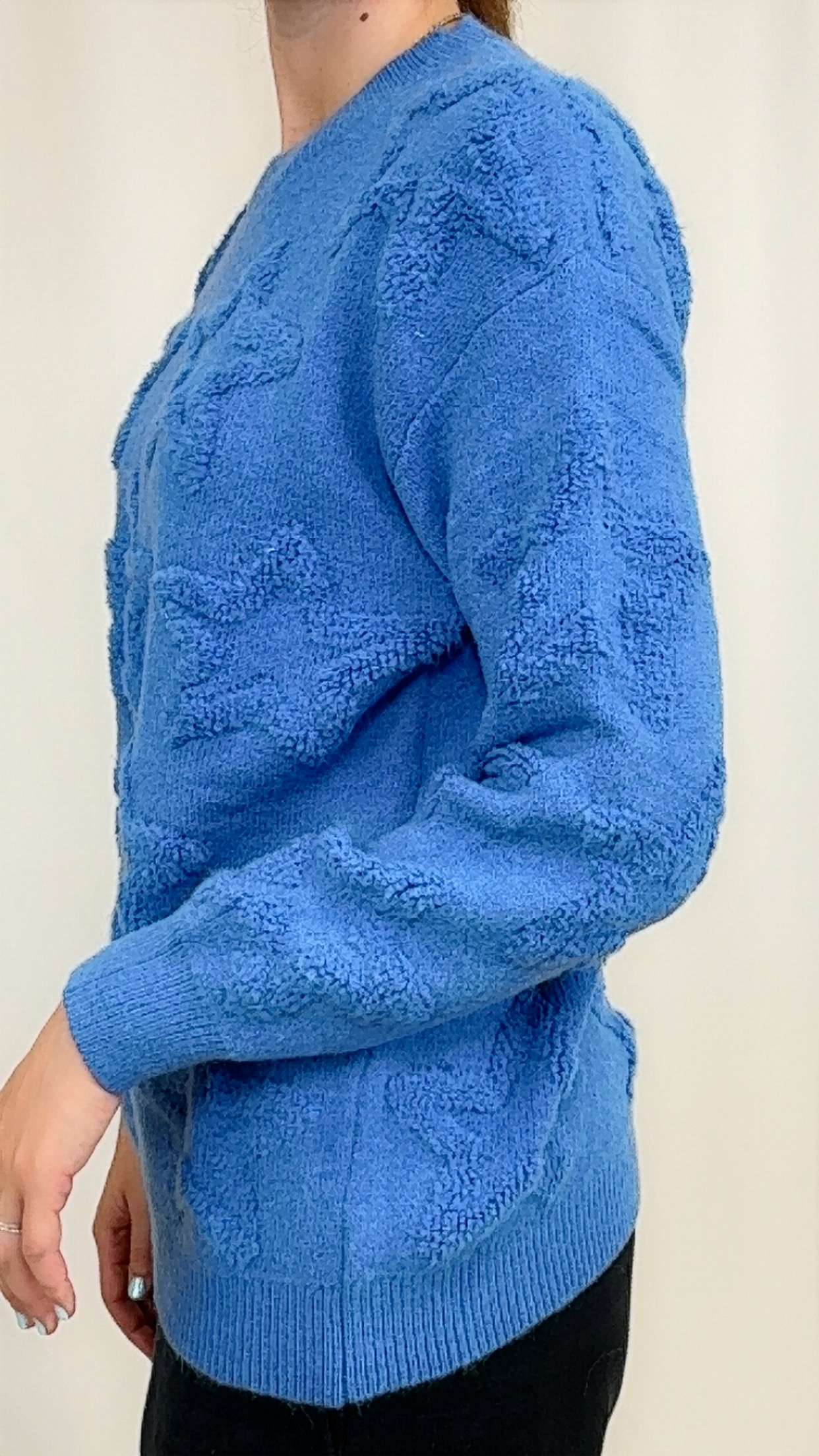 Fuzzy Star Sweater