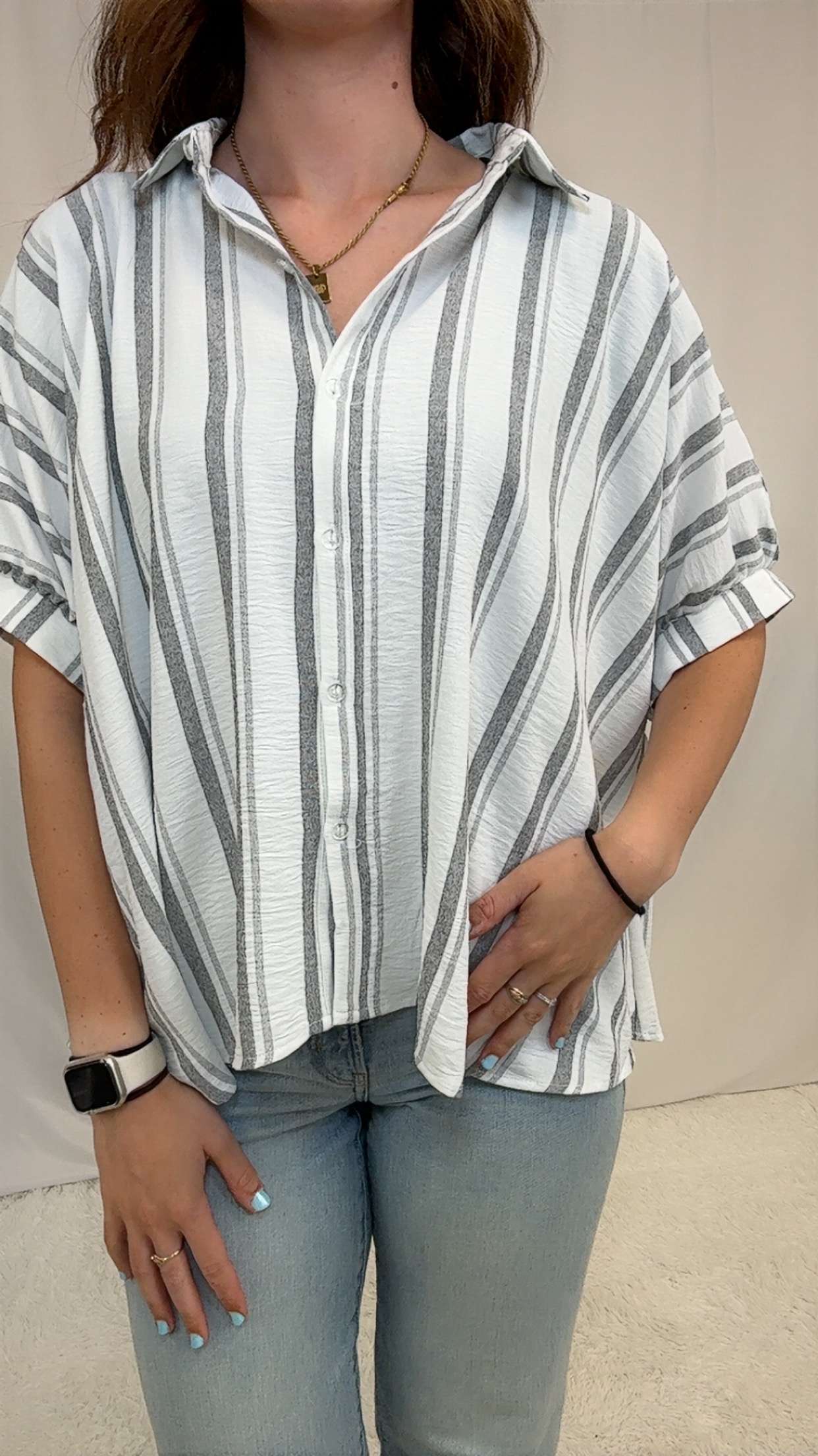 Shirley Stripe Blouse - SALE