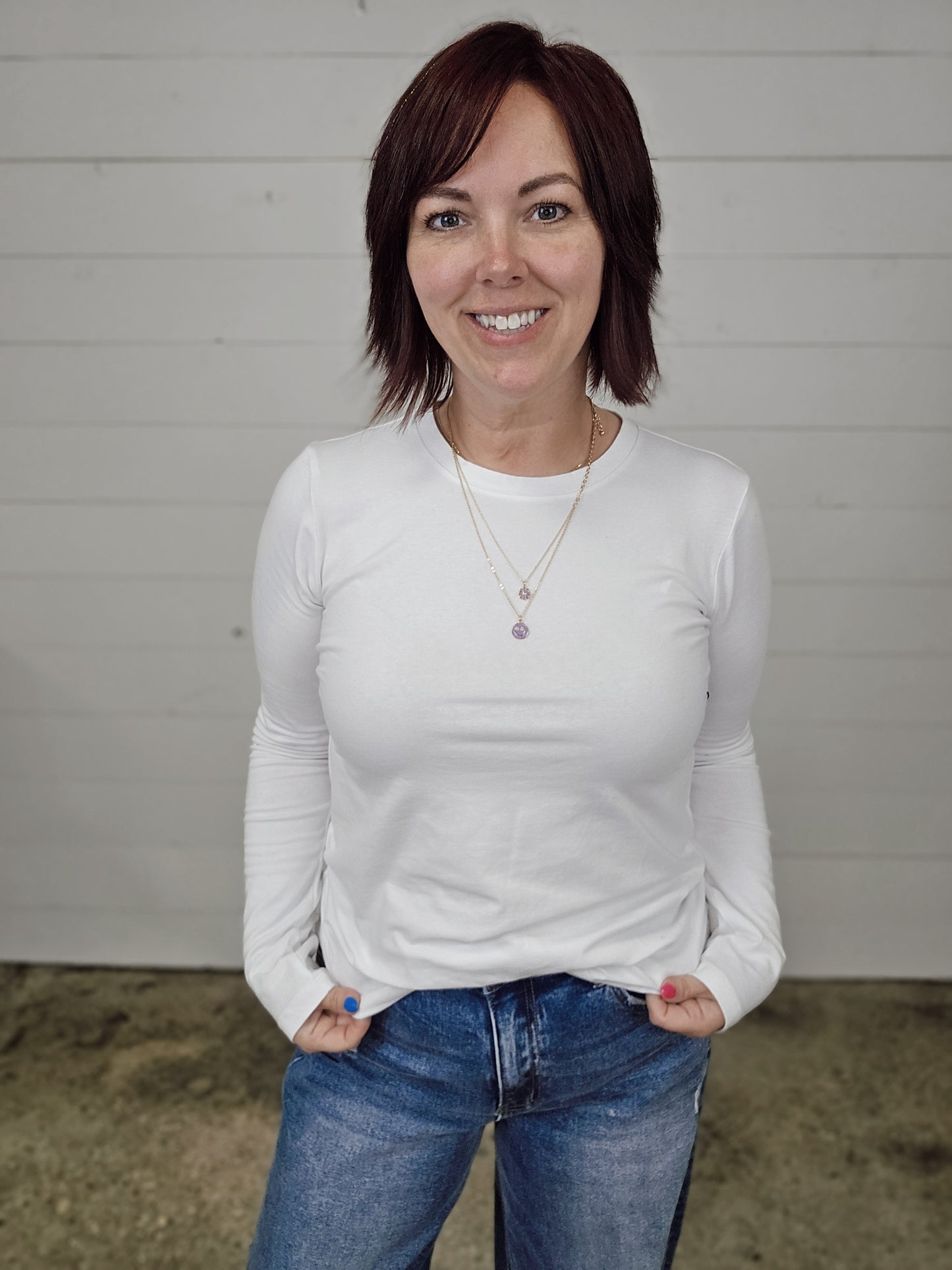Basic Long Sleeve Tee - Sale