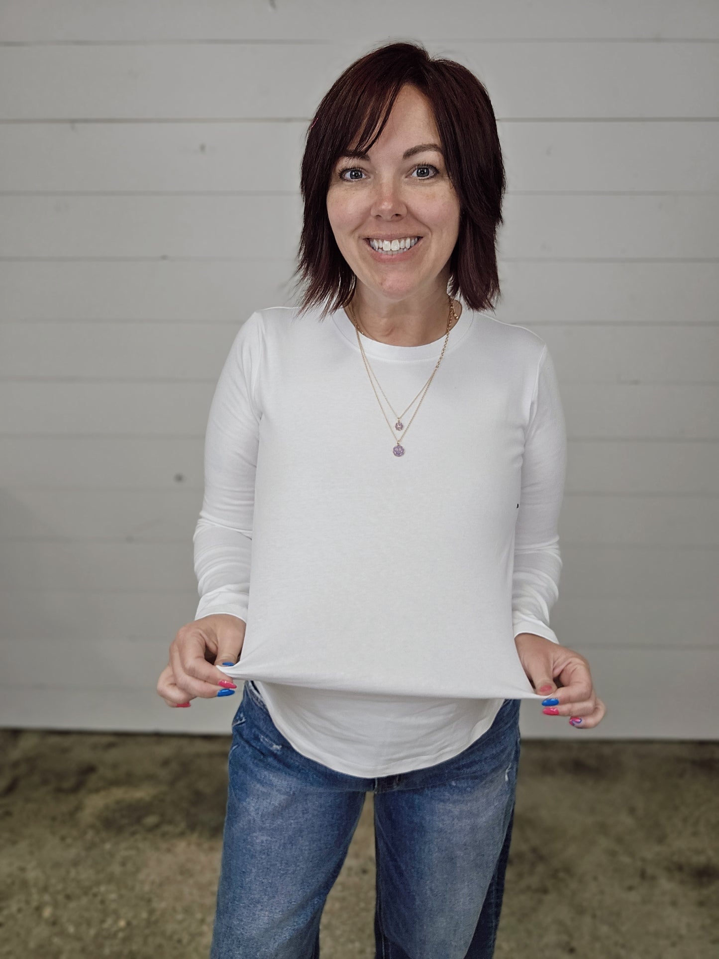 Basic Long Sleeve Tee - Sale