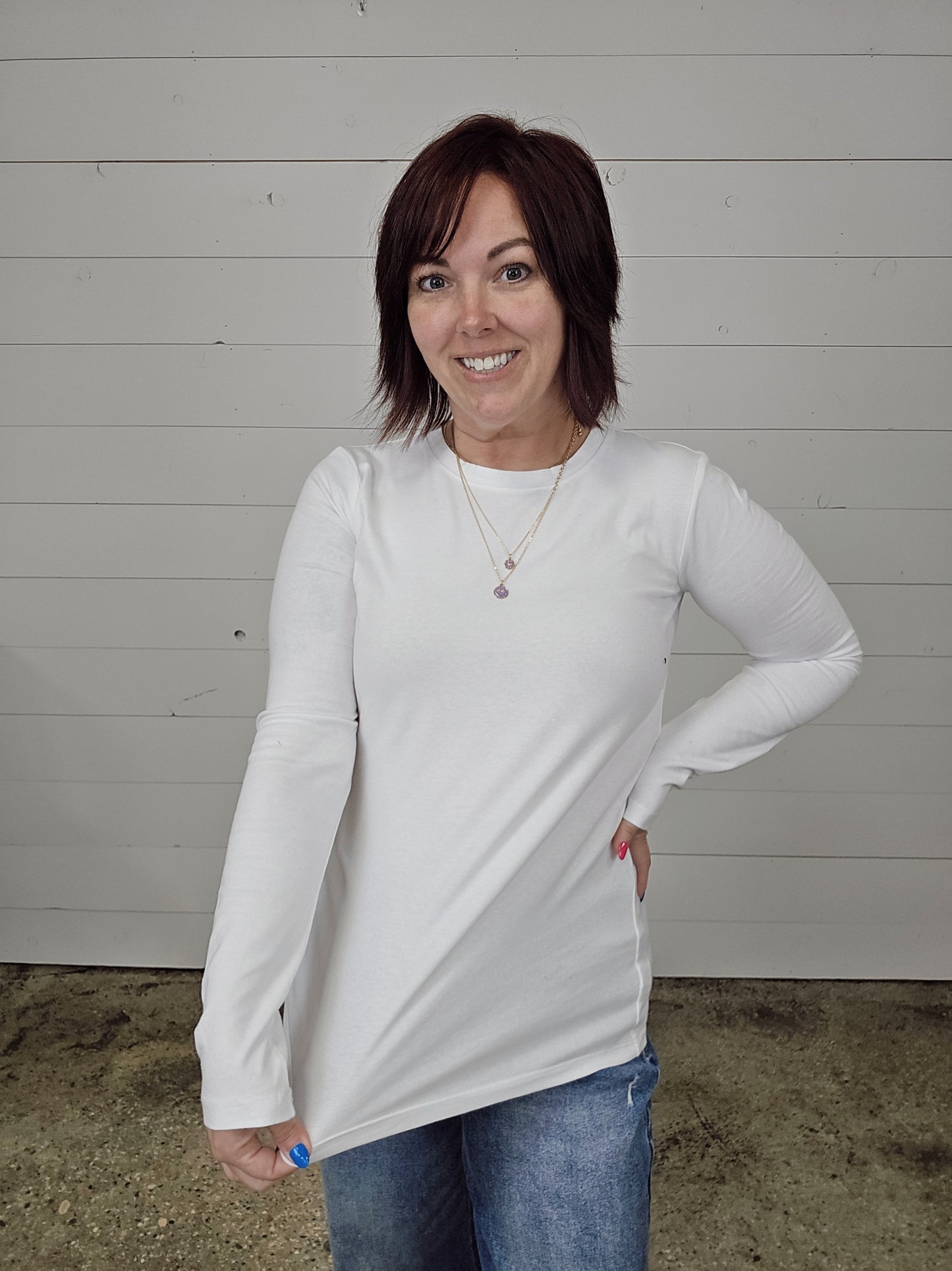 Basic Long Sleeve Tee - Sale