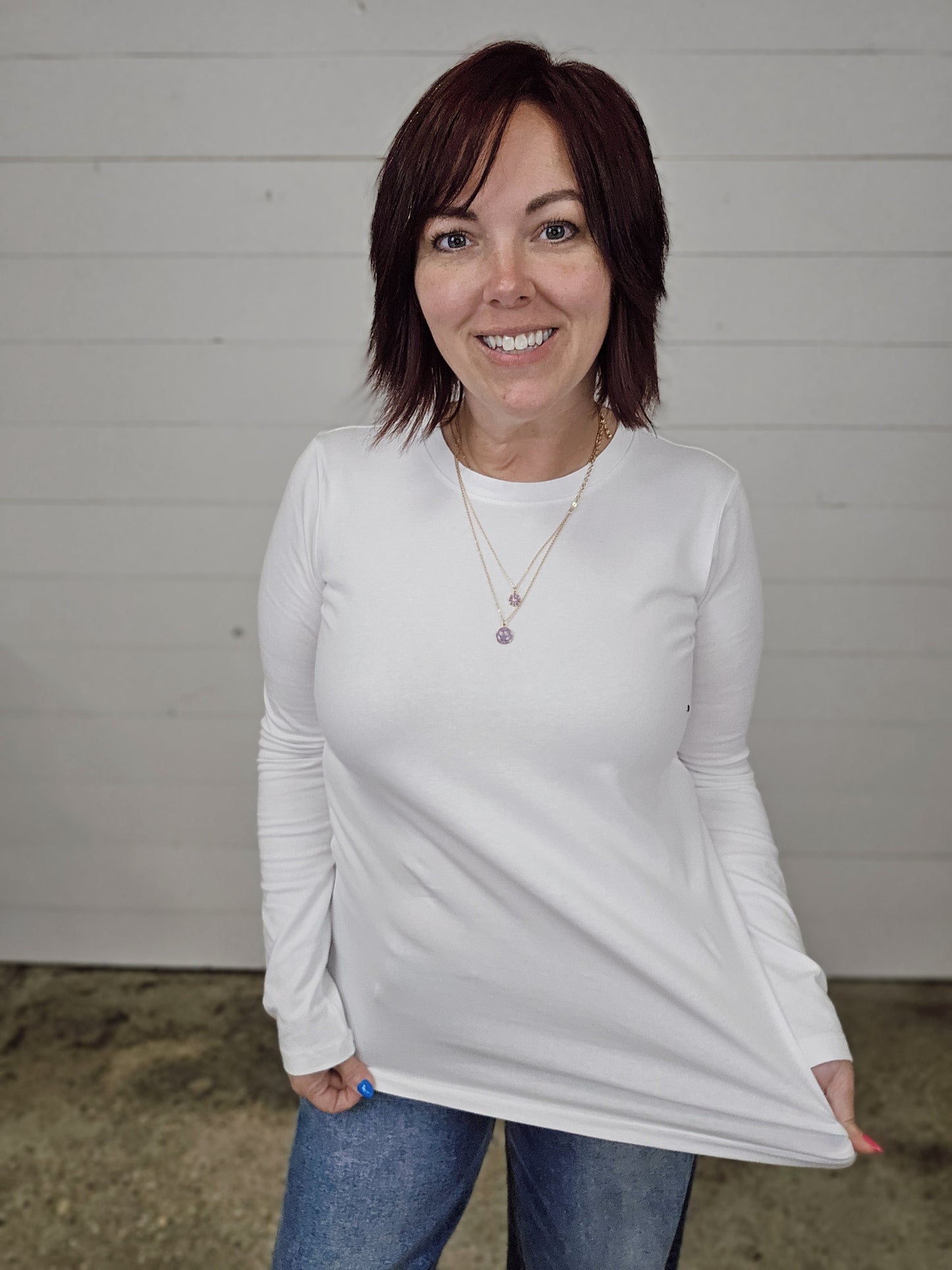 Basic Long Sleeve Tee - Sale