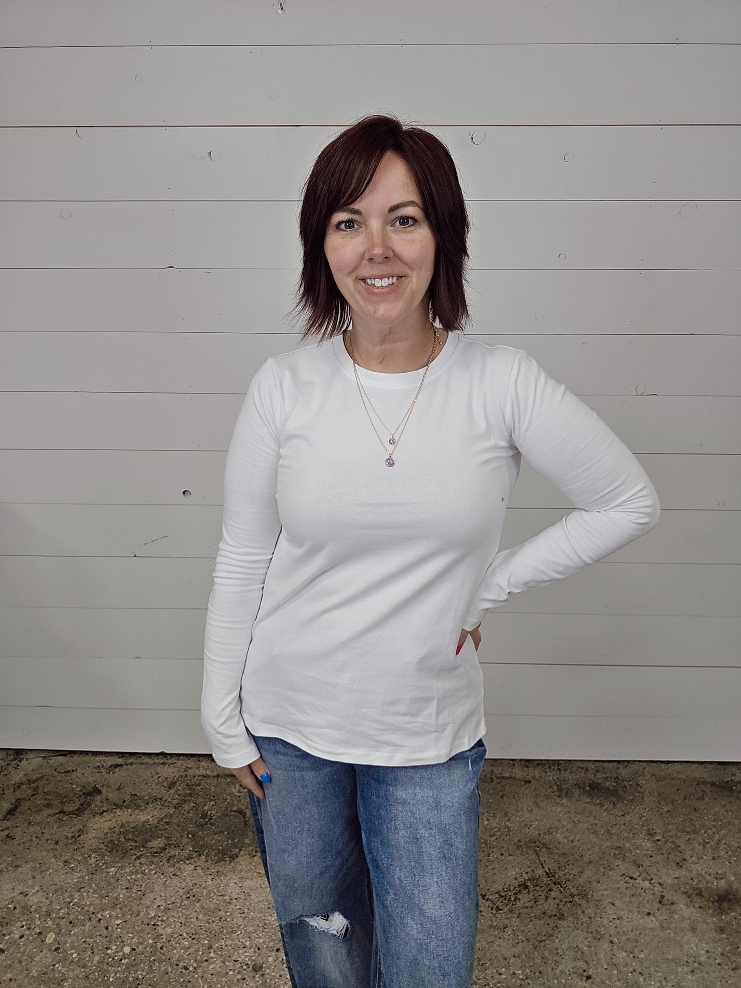 Basic Long Sleeve Tee - Sale