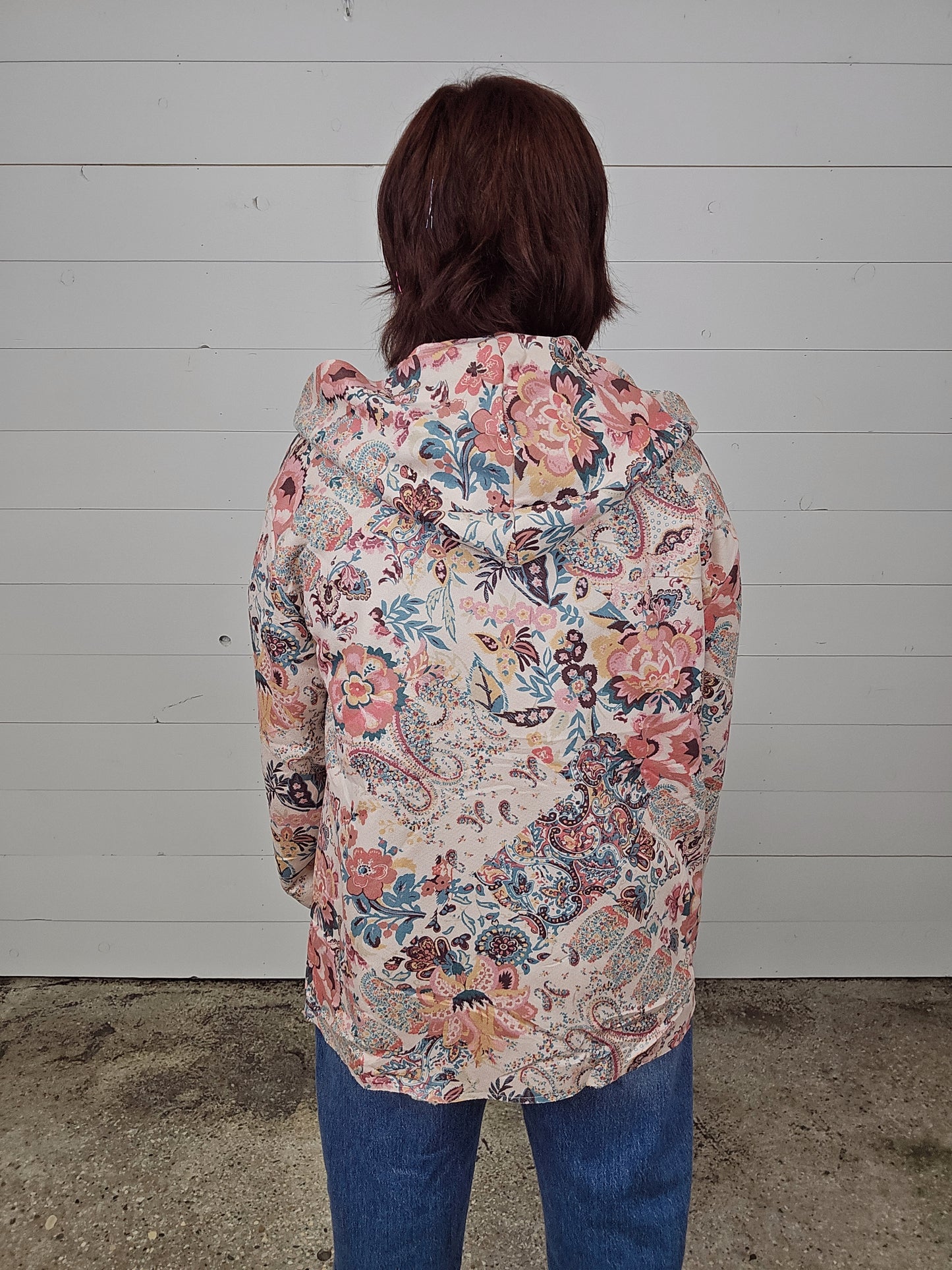 Paisley Sherpa Jacket - sale