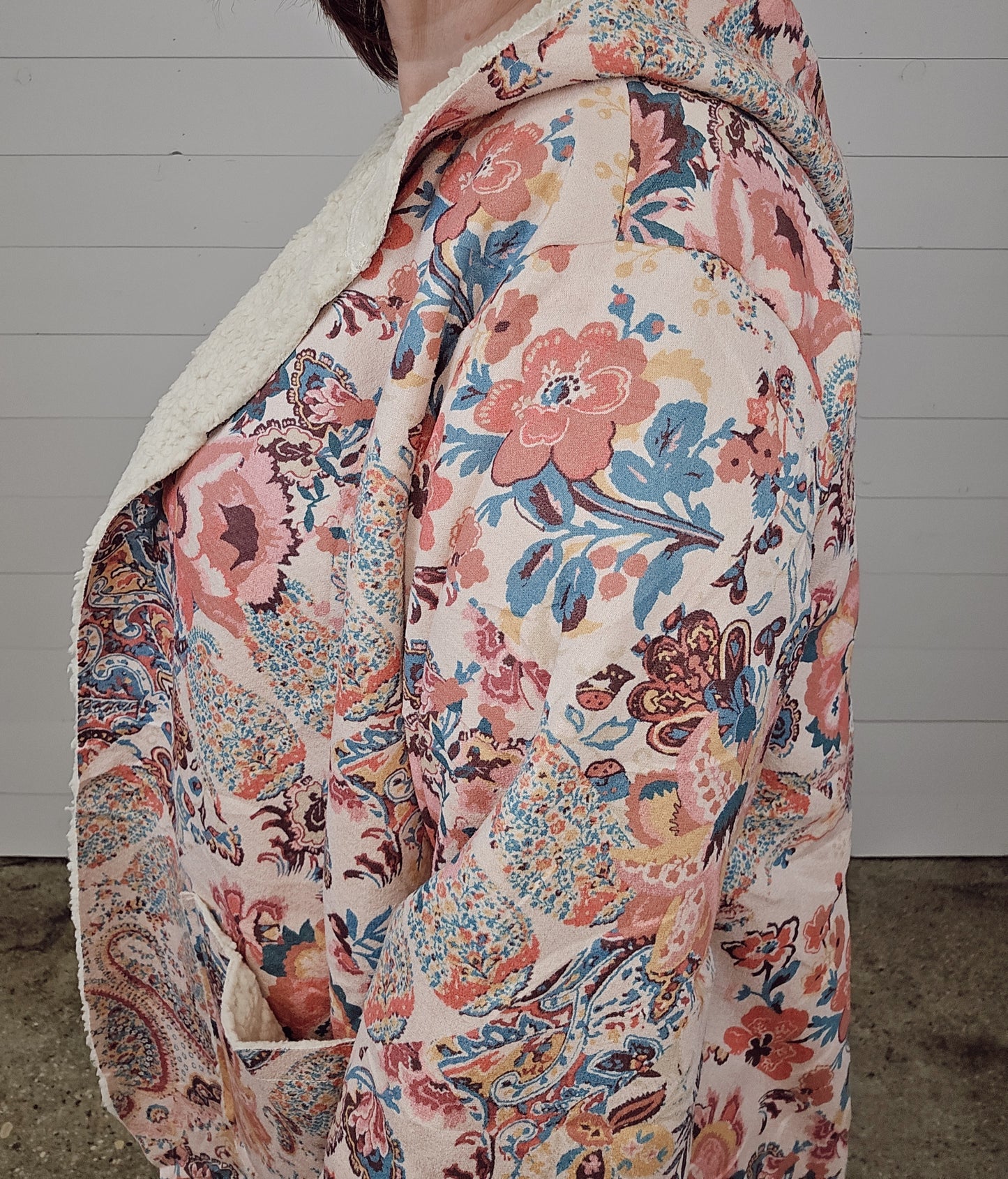 Paisley Sherpa Jacket - sale